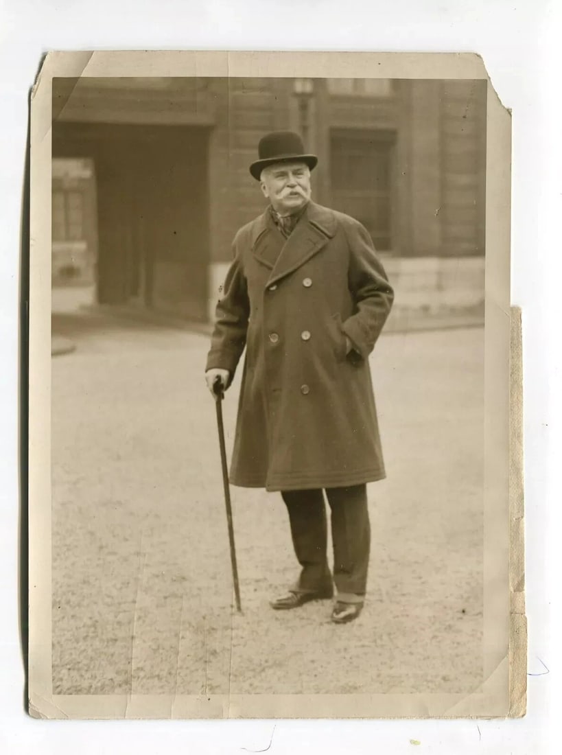 Ministerial Crisis, Gaston Doumergue - Vintage Photography PRESS - 8