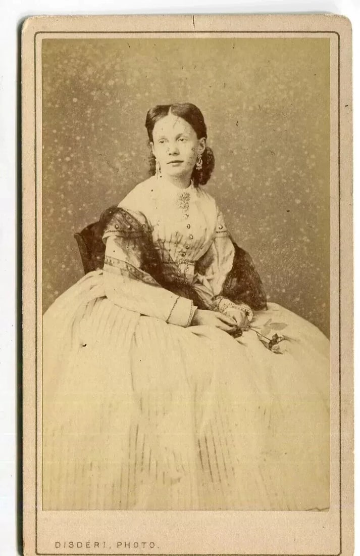CDV Photo Princess Isabella & Prince of Girgenti Spanish Royalty c.1870 - 8