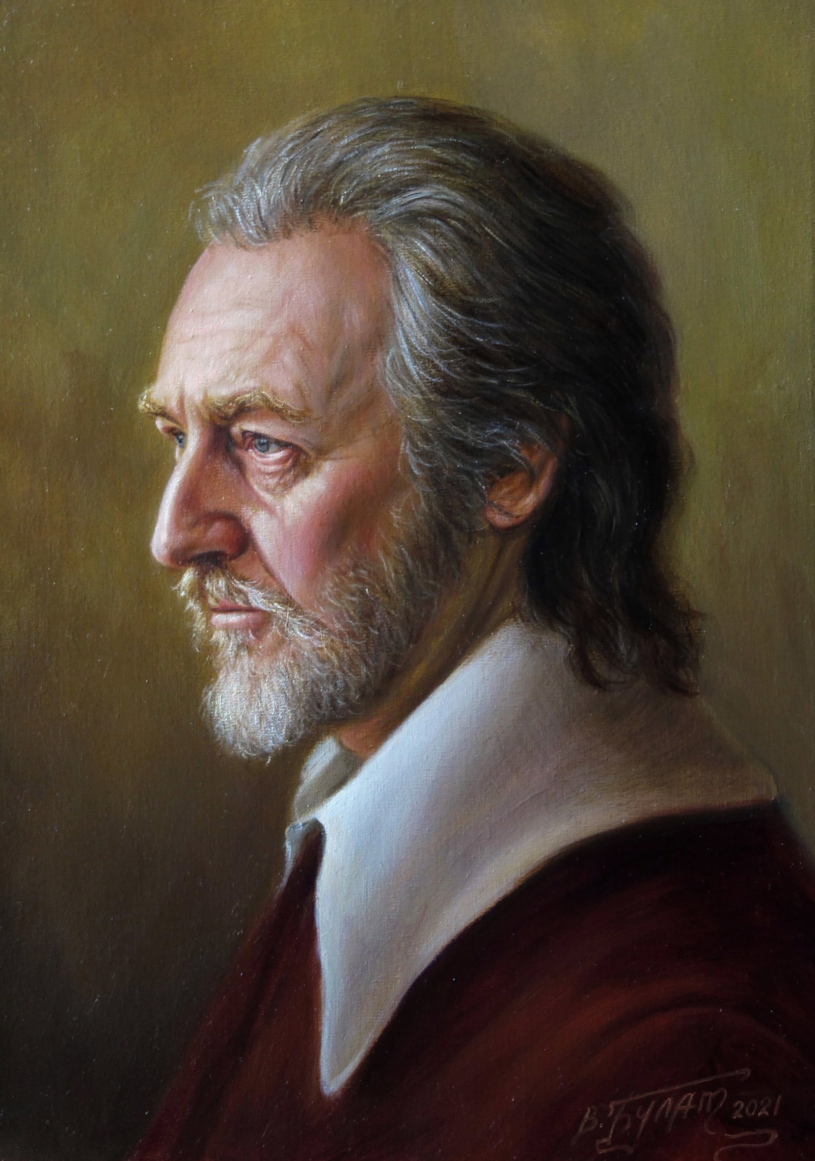 Oil painting Sight Valeriy Bulat: 52BUL Painter: Valeriy Bulat Size: 35x25 cm/13.77x9.84 inches Components: oil, canvas Original painting CONDITION: excellent ARTIST: Bulat Valeriy Nikolaevich. Born in Zaporozhye (Ukraine). Graduated