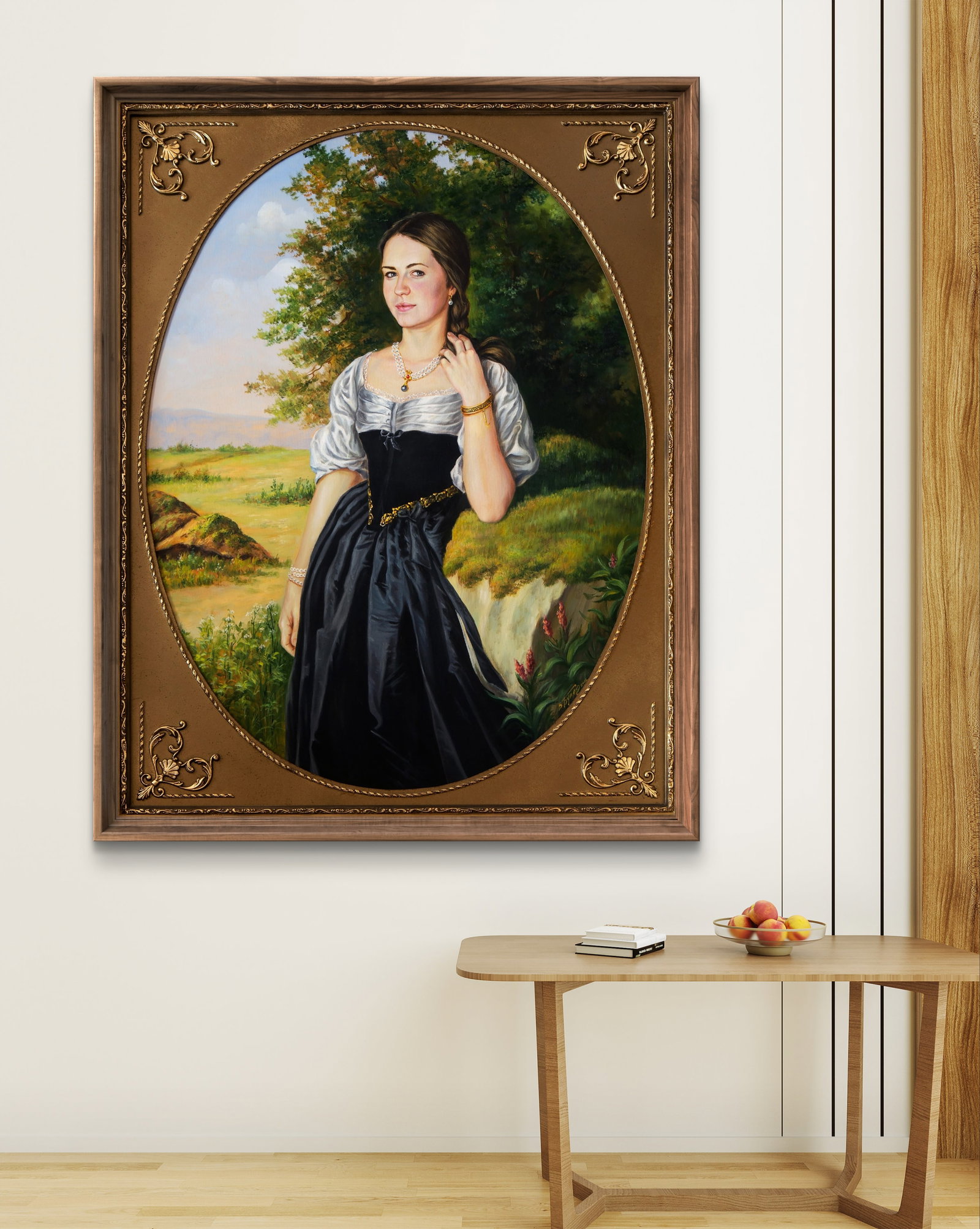 Oil painting Portrait of Maria Valeriy Bulat - 2
