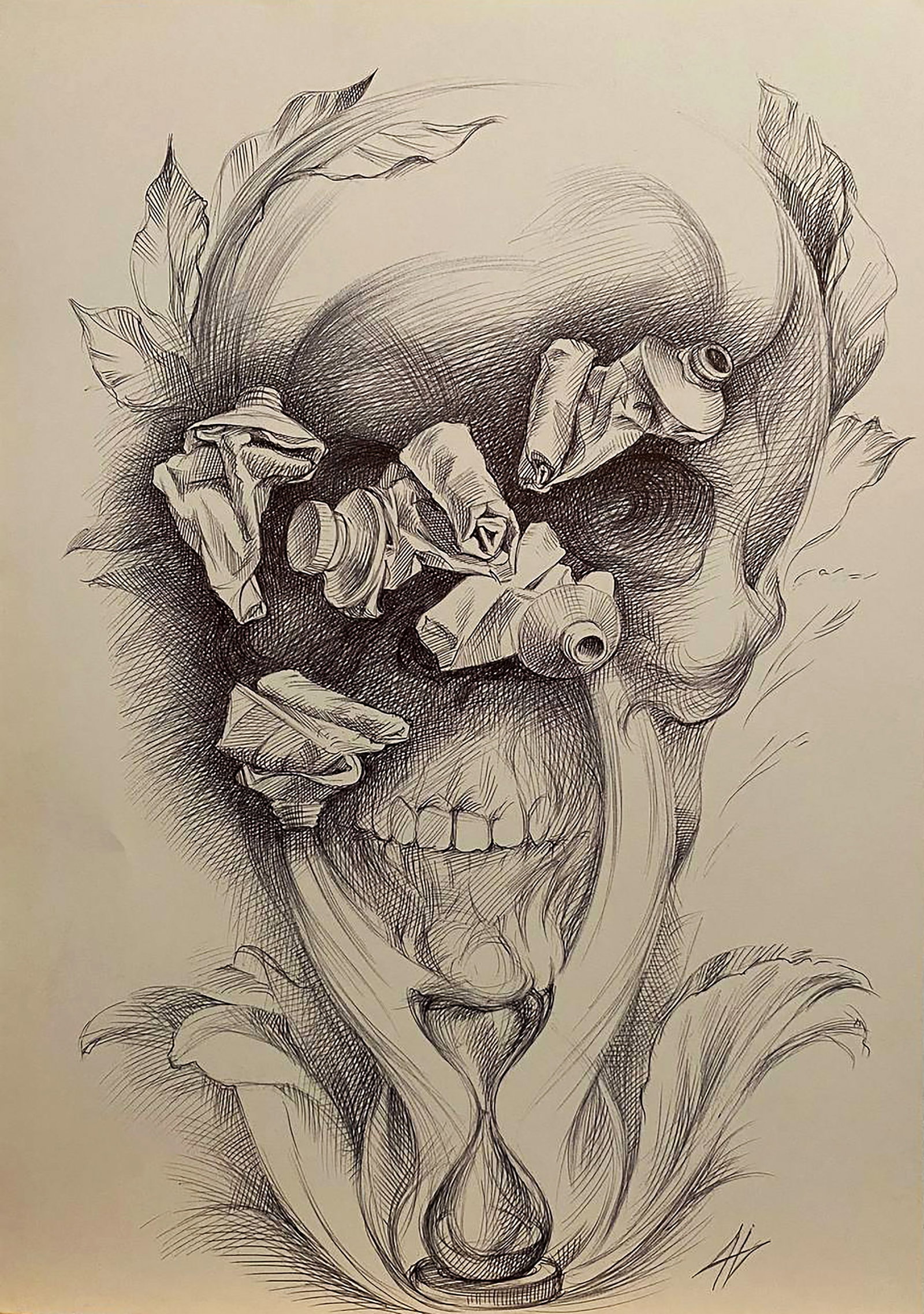Pen painting Time to improve your skills Natalia Bulat: 73BUL Painter: Natalia Bulat Size: paper A4 Components: pen, paper Original painting CONDITION: excellent ARTIST: She was born in the city of Zaporozhye in a family of technical intelligentsia. She