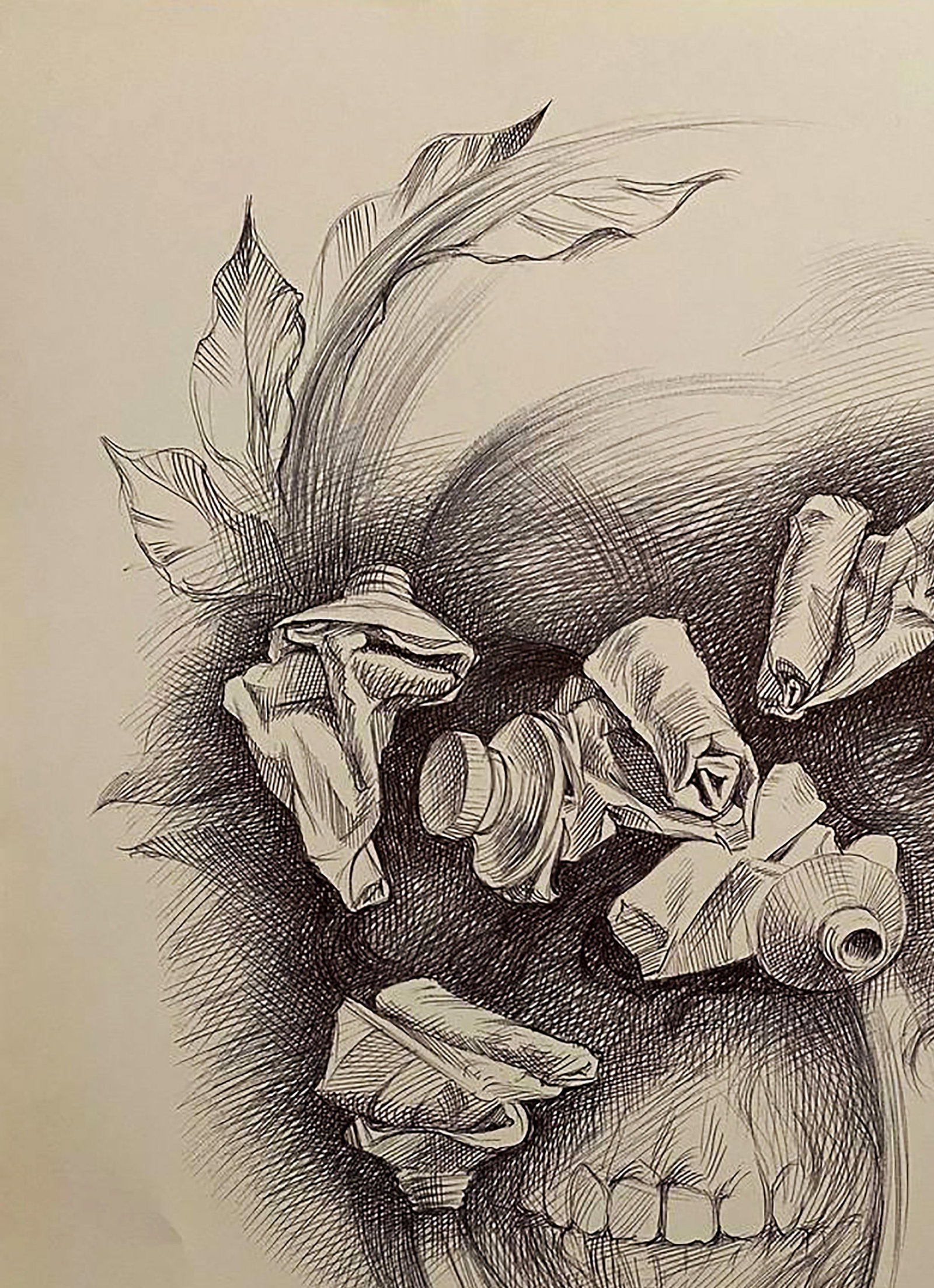 Pen painting Time to improve your skills Natalia Bulat - 2
