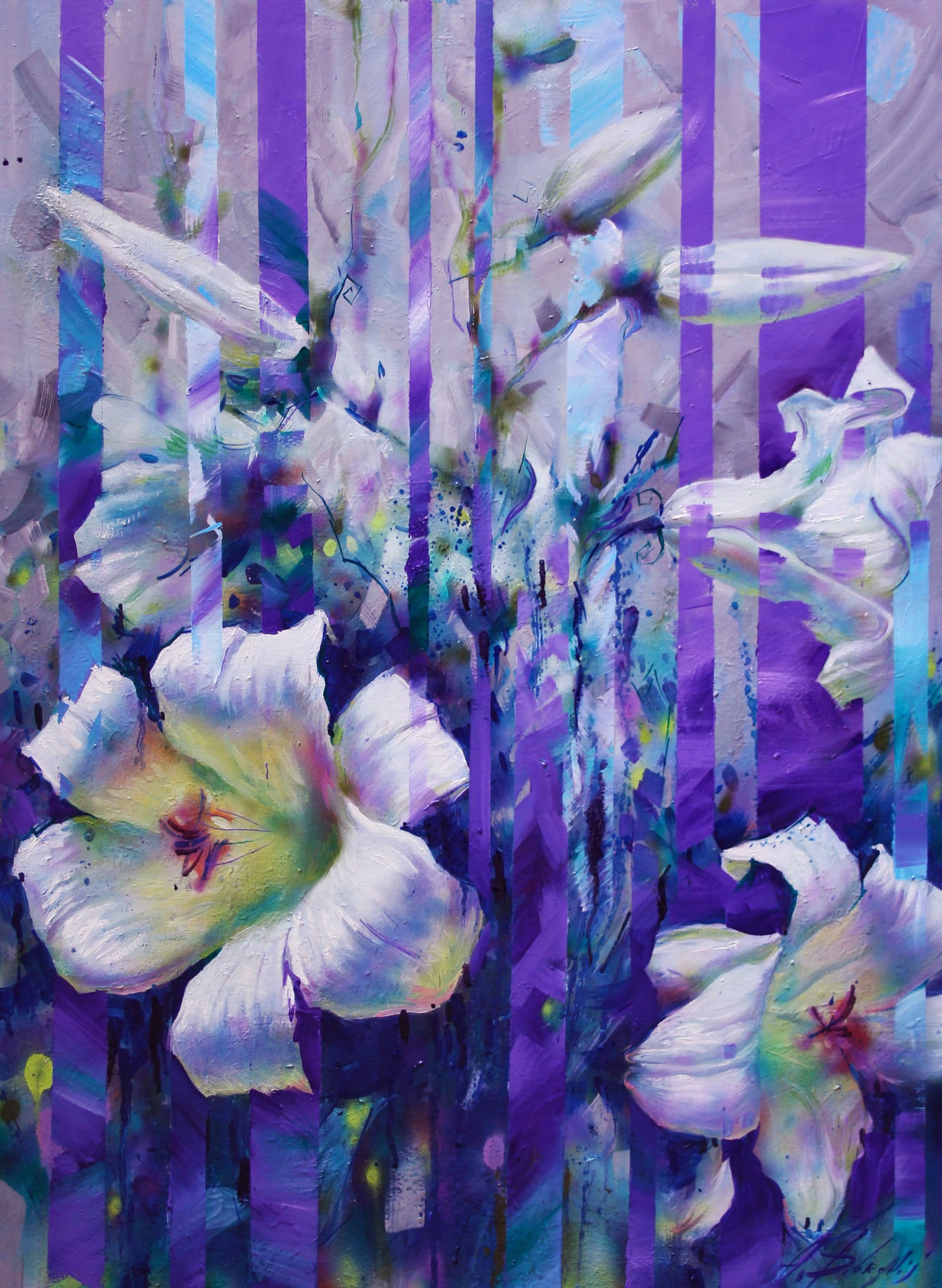 Oil painting White morning Alexander Dobrodiy: 6DOBROD Painter: Alexander Dobrodiy Size: 80x60 cm/31.49x23.62 inches Components: oil, canvas Original painting CONDITION: excellent ARTIST: Alexander Dobrodiy is known for his bright and emotionally