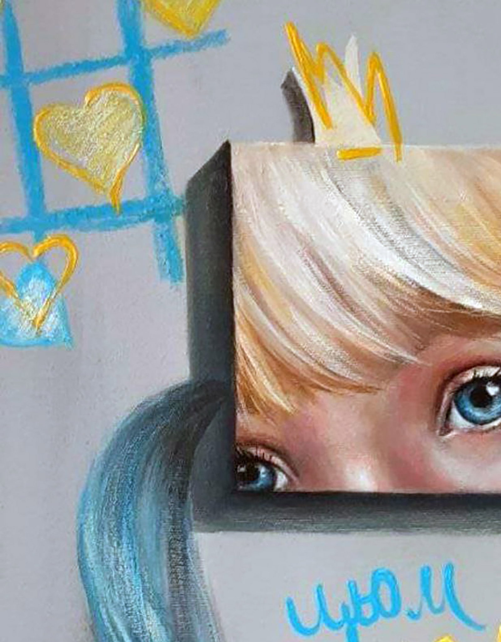 Acrylic painting Everything is ok and I kiss you Marusya Abashidze - 3