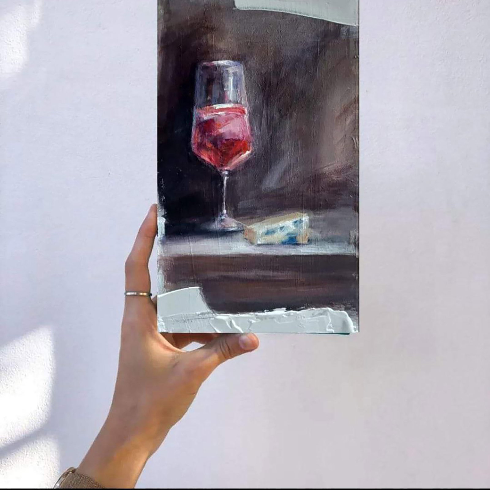 Acrylic painting Armand Rose Marusya Abashidze - 6