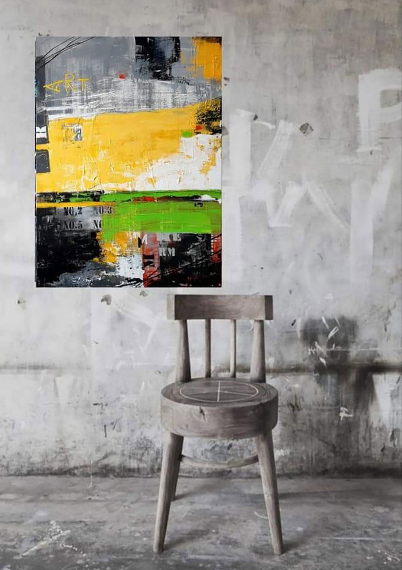 Acrylic painting Harmony of life Marusya Abashidze - 2
