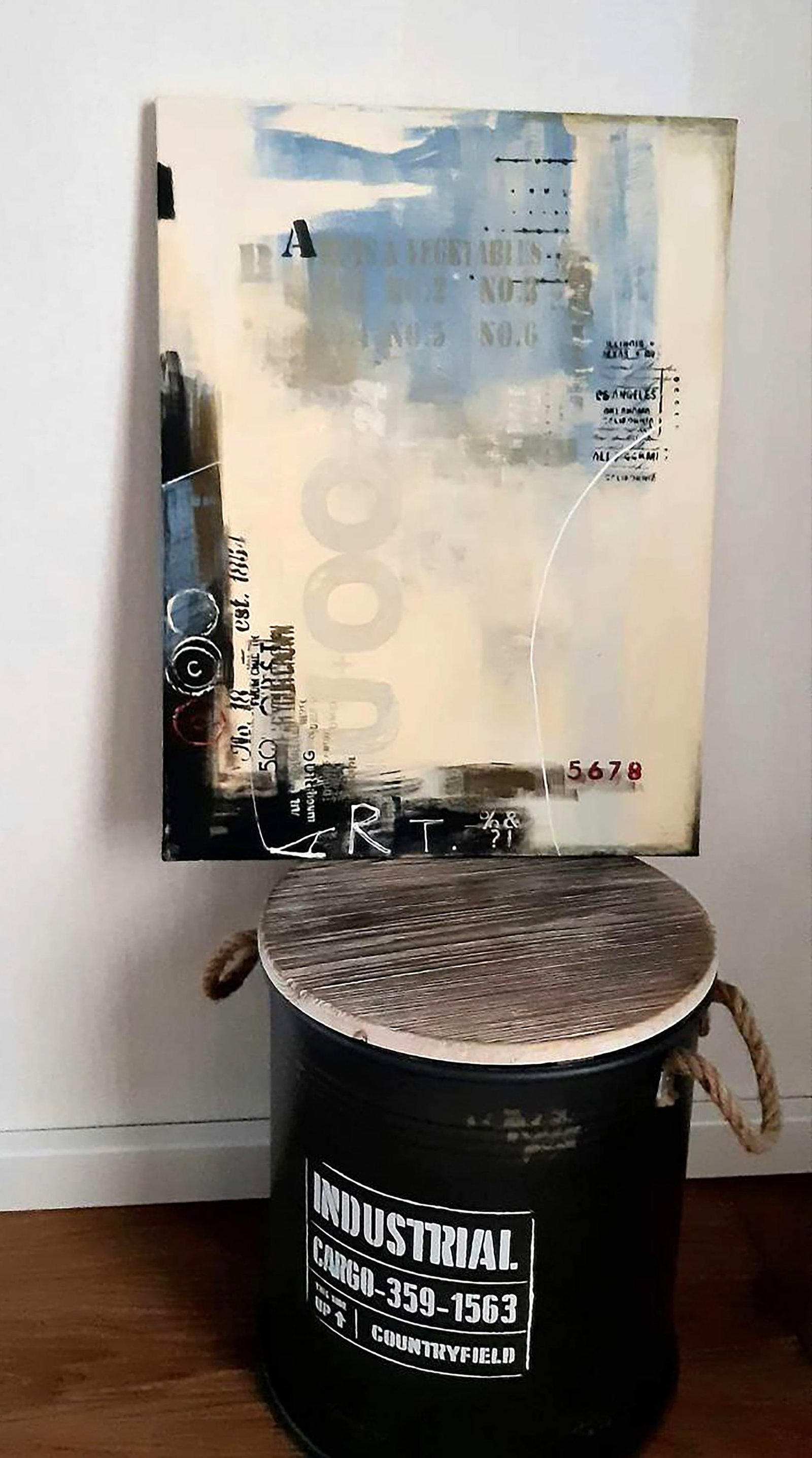 Acrylic painting Movement towards health Marusya Abashidze - 2