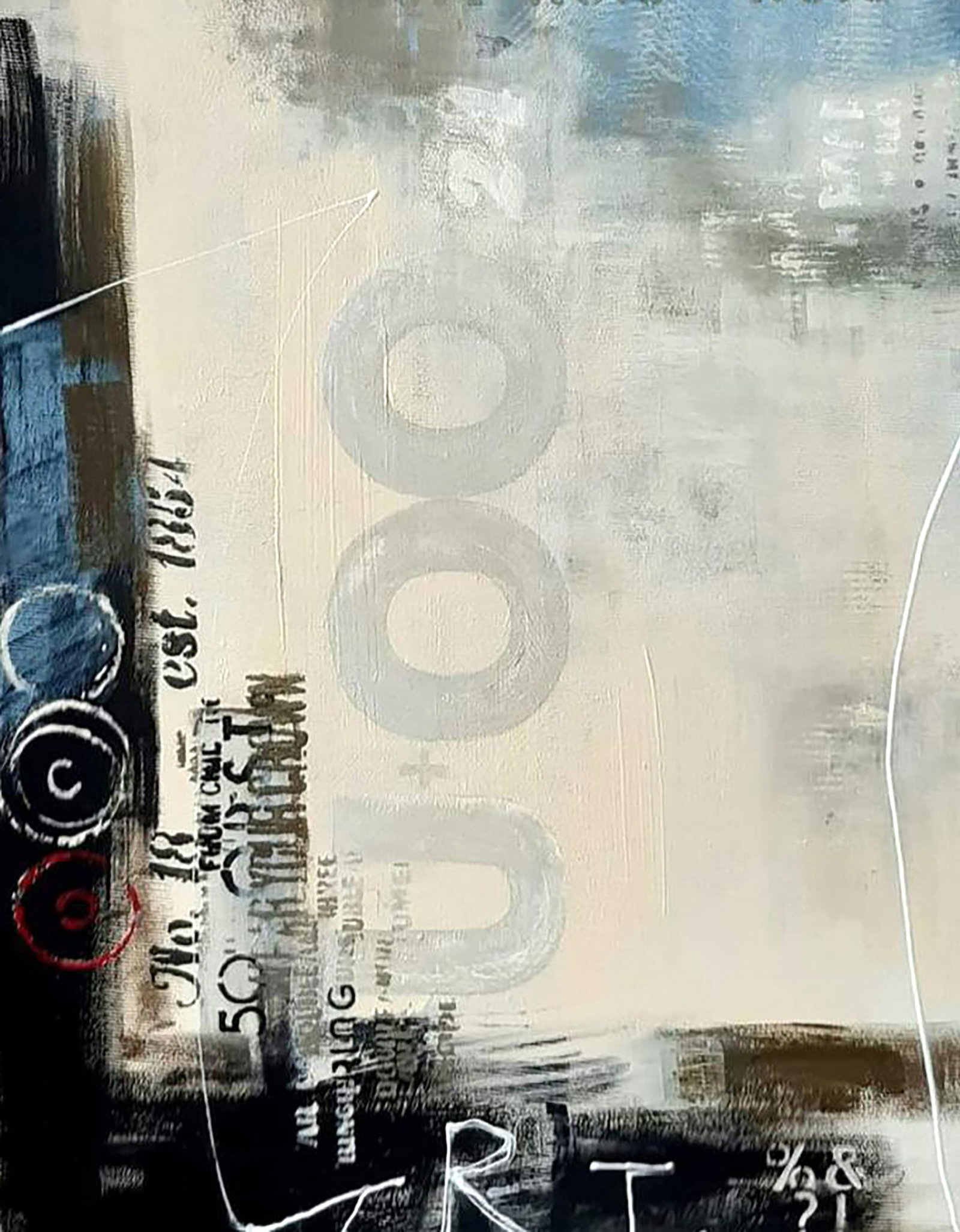 Acrylic painting Movement towards health Marusya Abashidze - 6