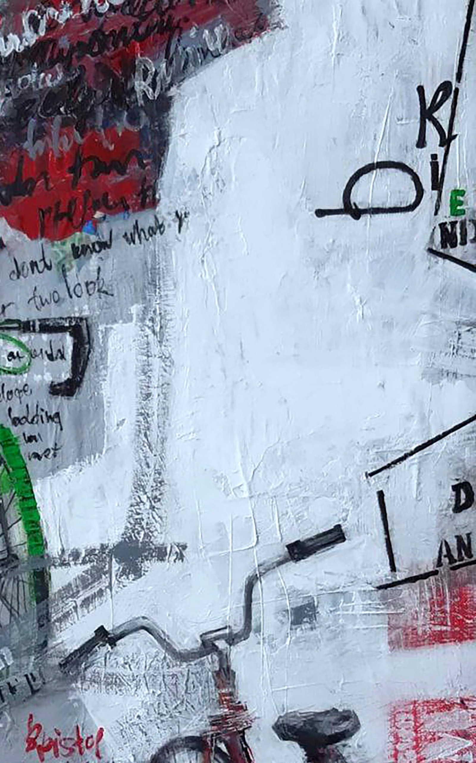 Acrylic painting Along the streets on bicycles Marusya Abashidze - 4