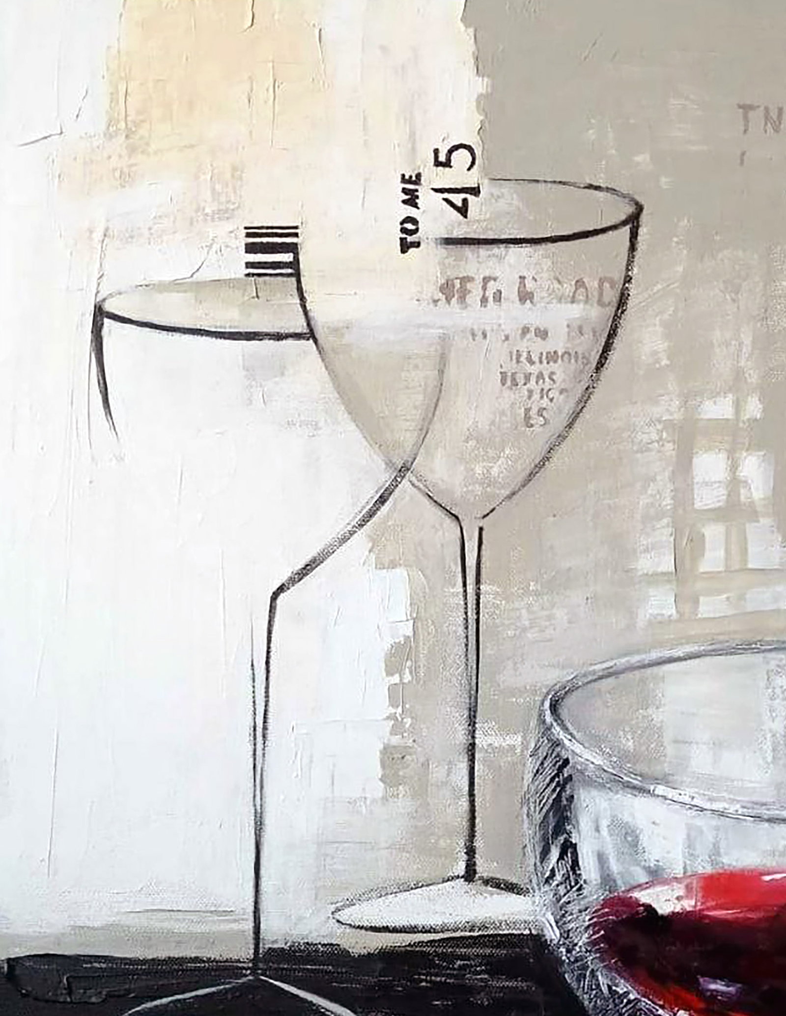 Acrylic painting Party Marusya Abashidze - 3