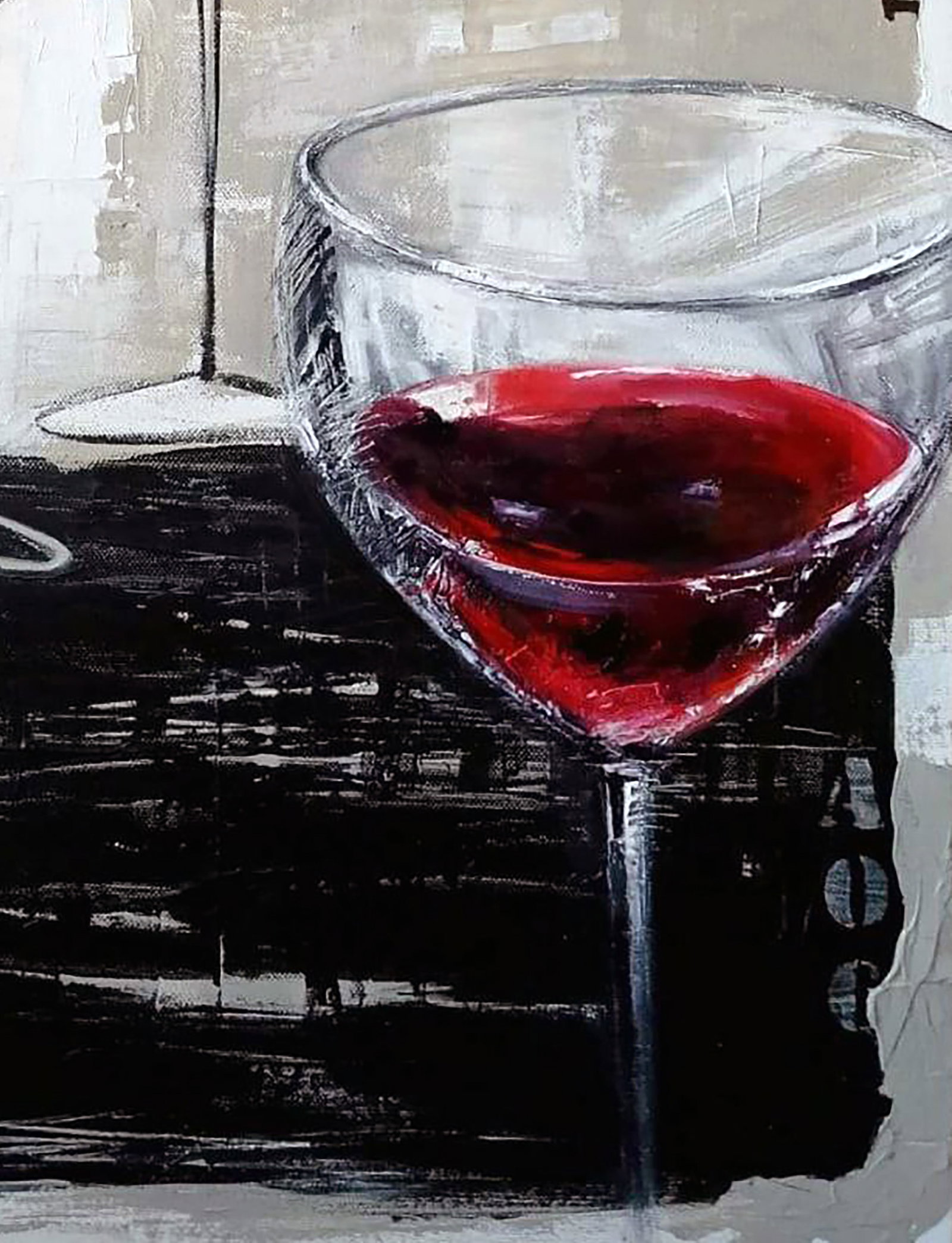 Acrylic painting Party Marusya Abashidze - 6