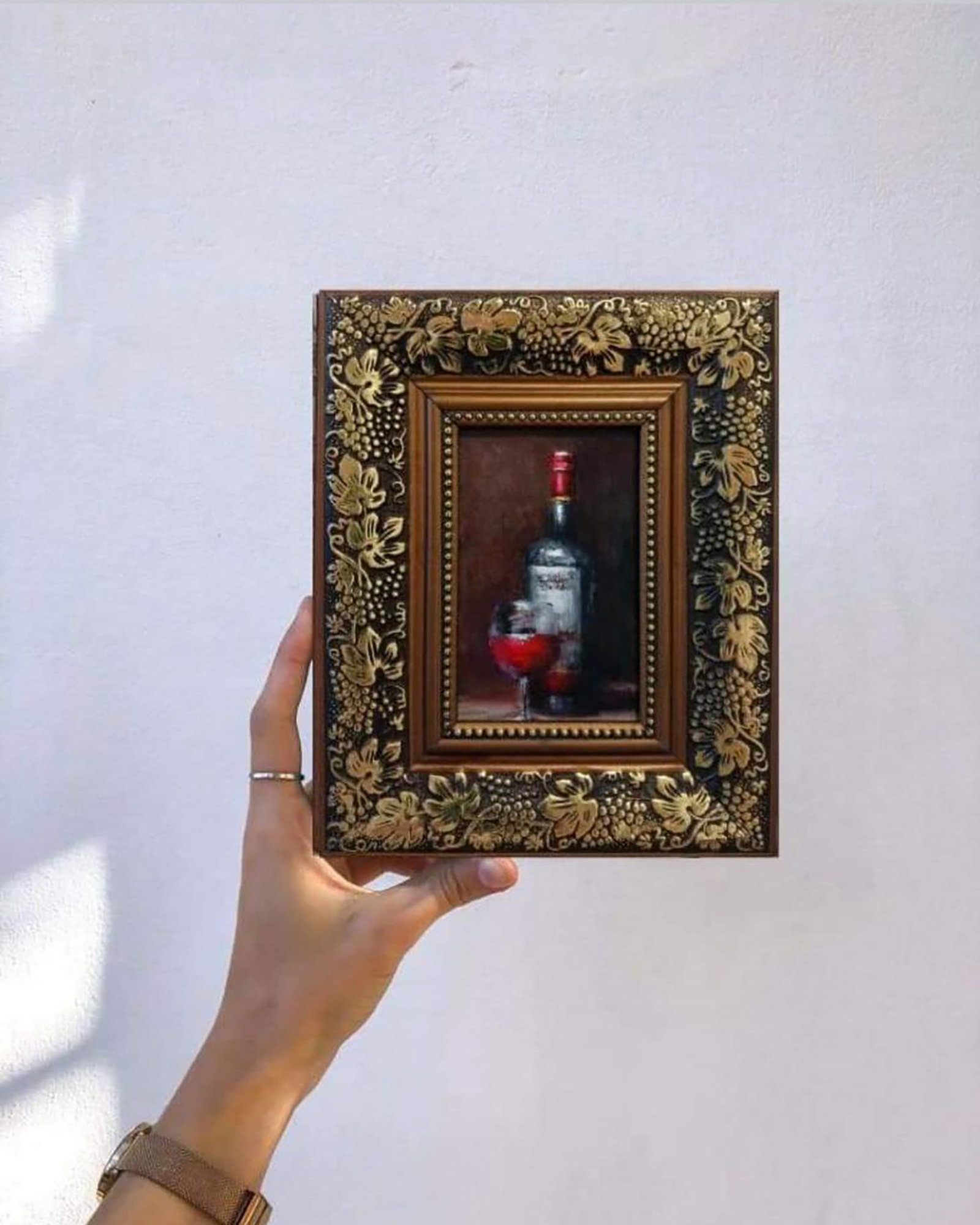 Acrylic painting Homecoming Marusya Abashidze - 2