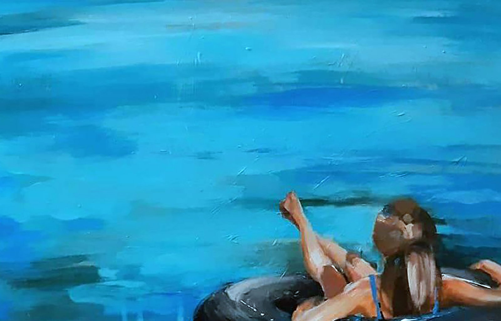 Acrylic painting Girls Marusya Abashidze - 3