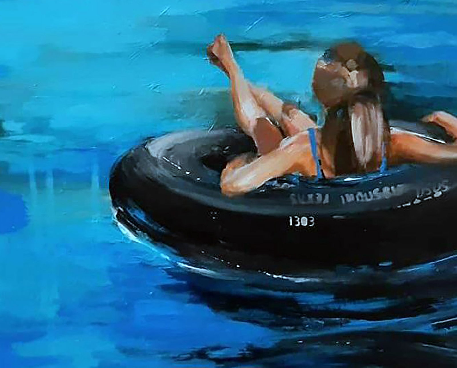 Acrylic painting Girls Marusya Abashidze - 5