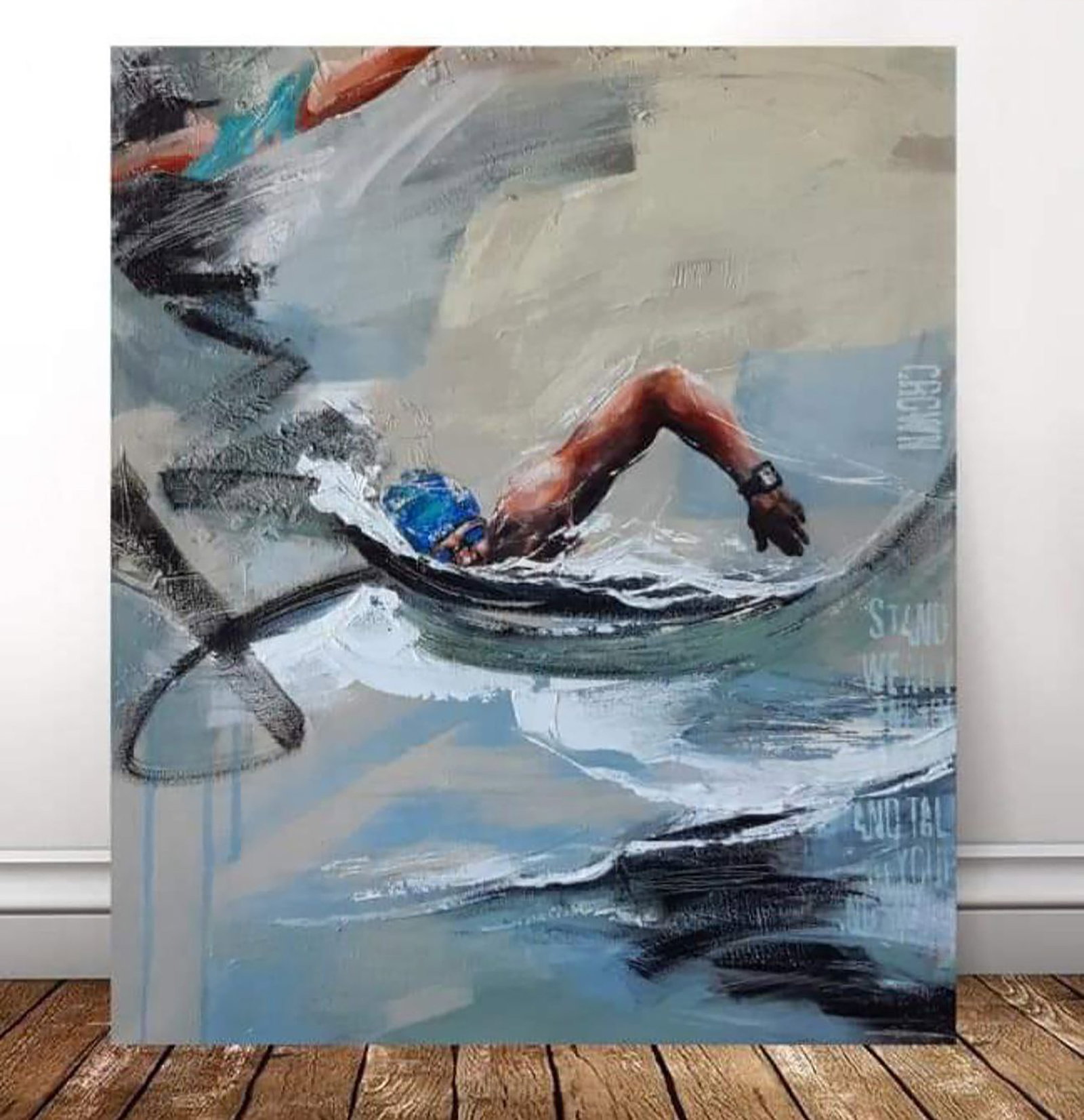 Acrylic painting Heat Marusya Abashidze - 2