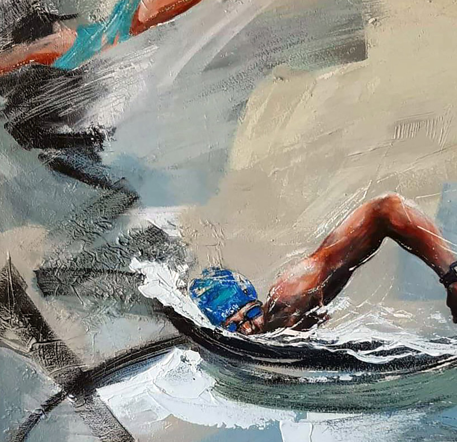 Acrylic painting Heat Marusya Abashidze - 3