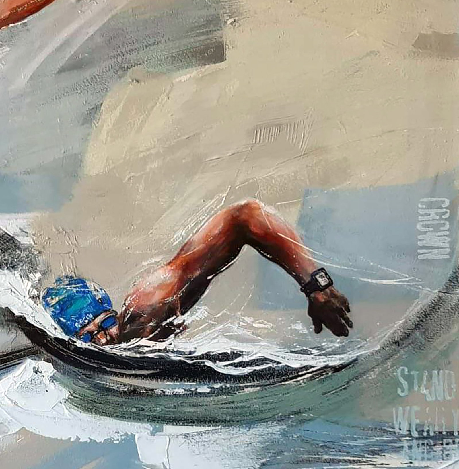 Acrylic painting Heat Marusya Abashidze - 4