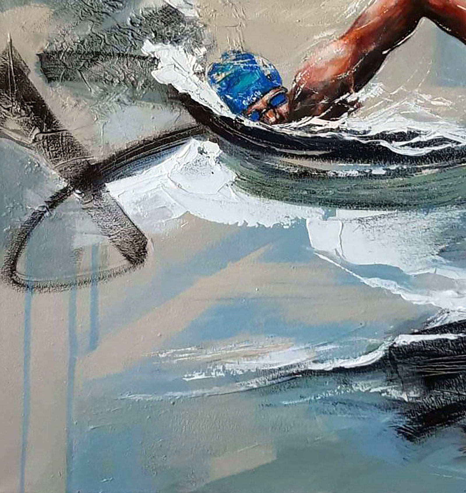 Acrylic painting Heat Marusya Abashidze - 5
