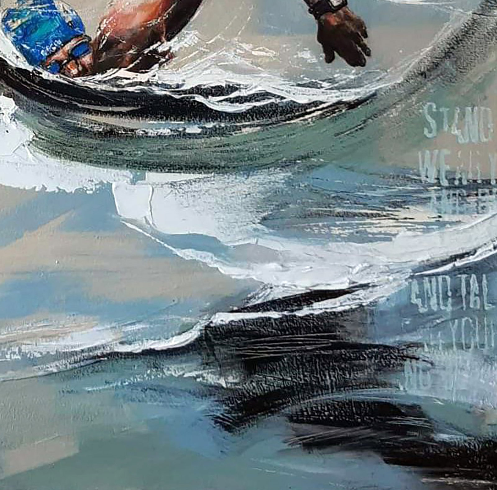 Acrylic painting Heat Marusya Abashidze - 6