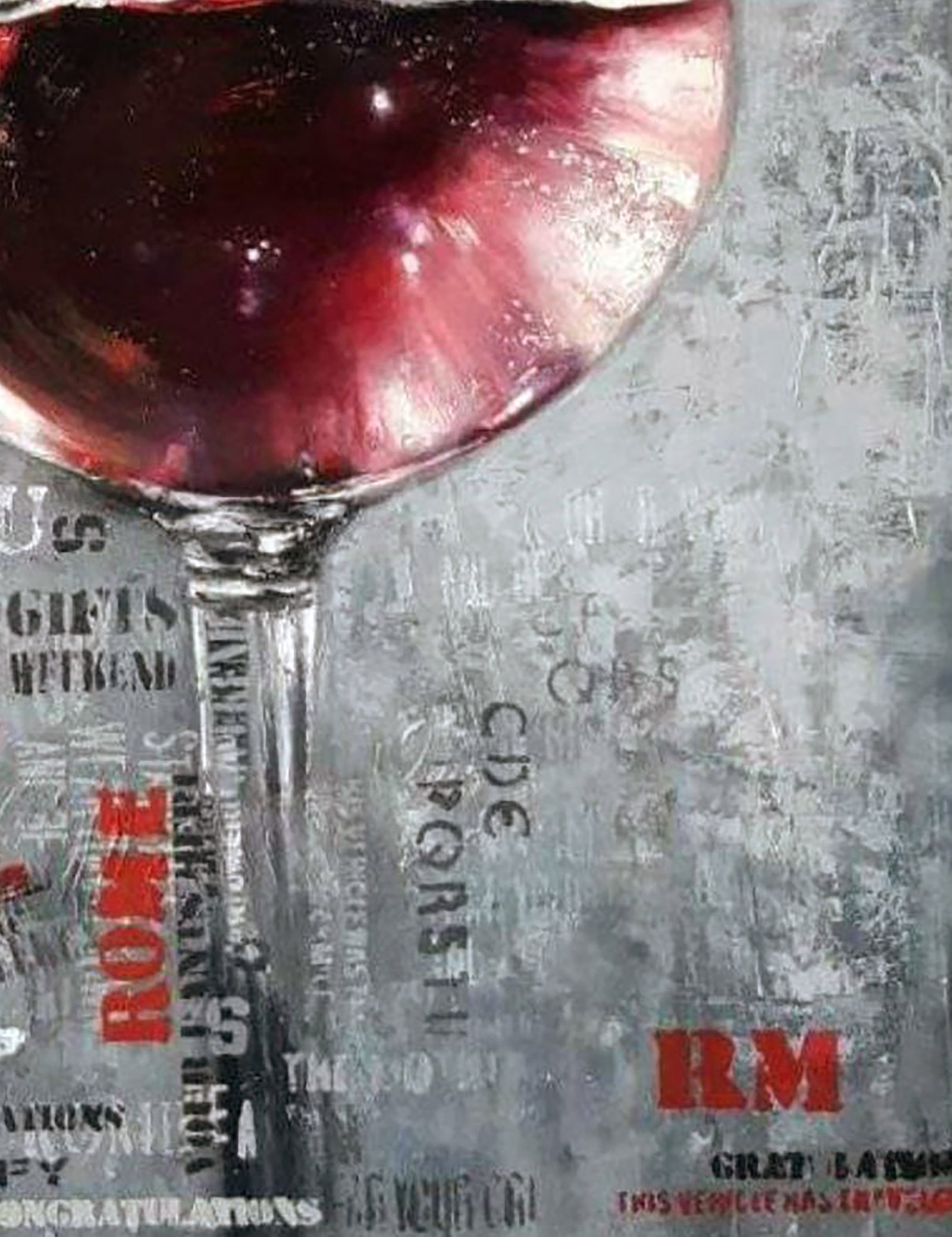 Oil painting Red wine Marusya Abashidze - 6