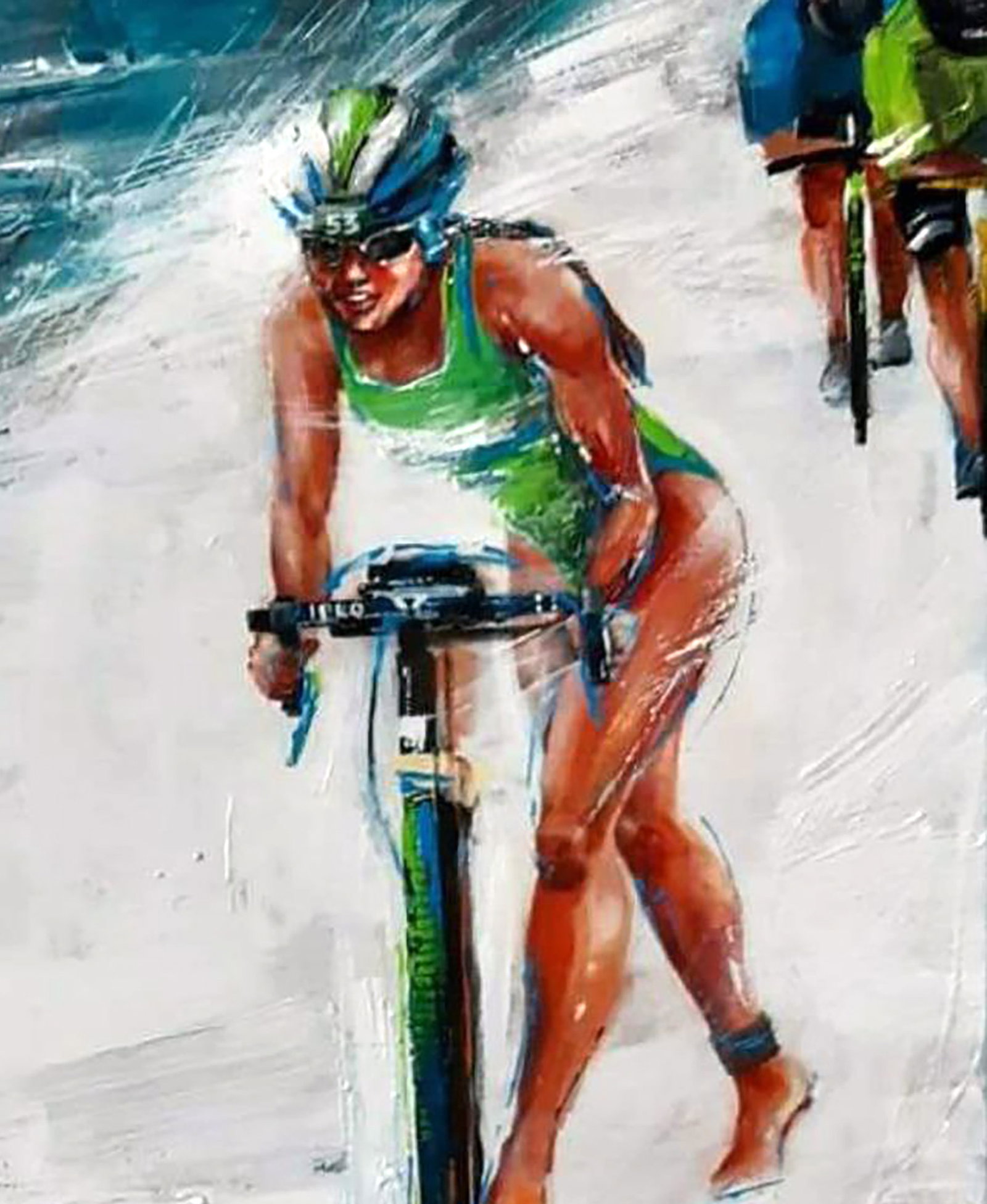 Acrylic painting Summer Marusya Abashidze - 5