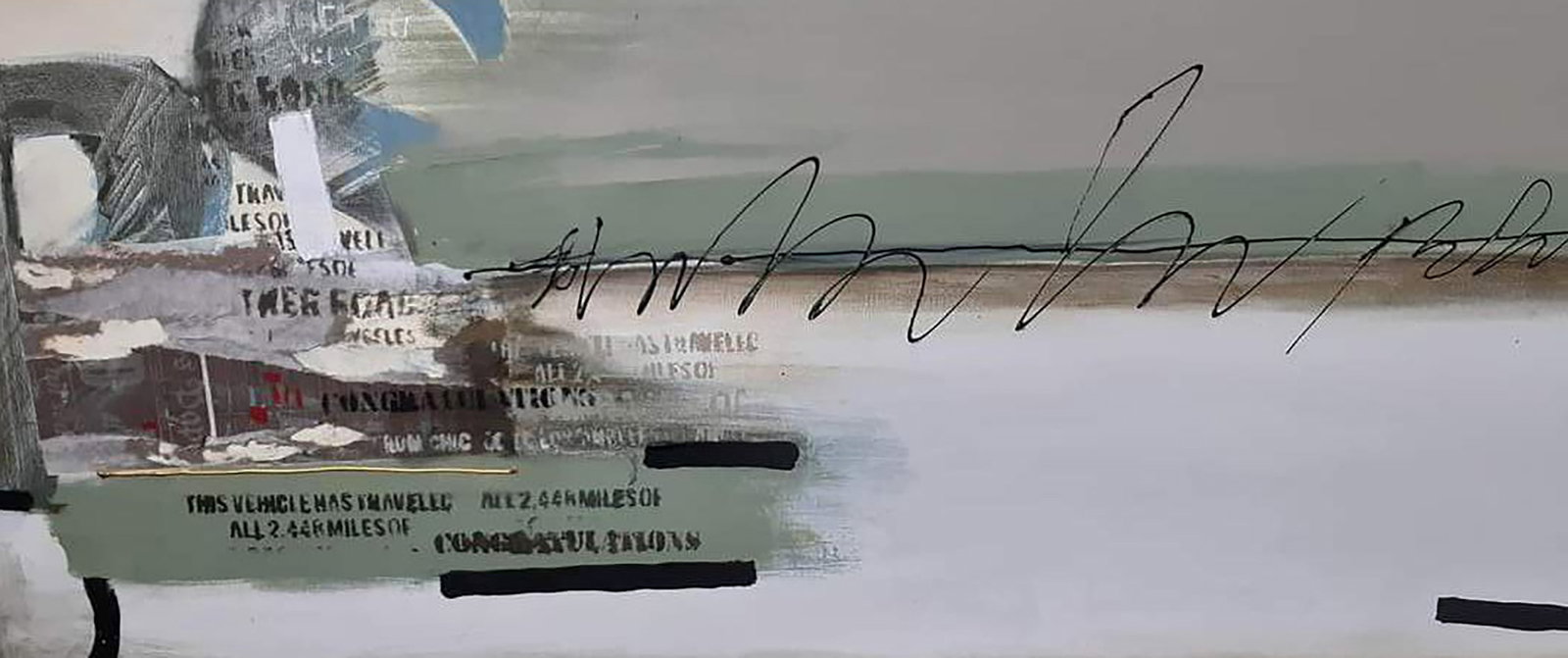 Acrylic painting Route Marusya Abashidze - 2