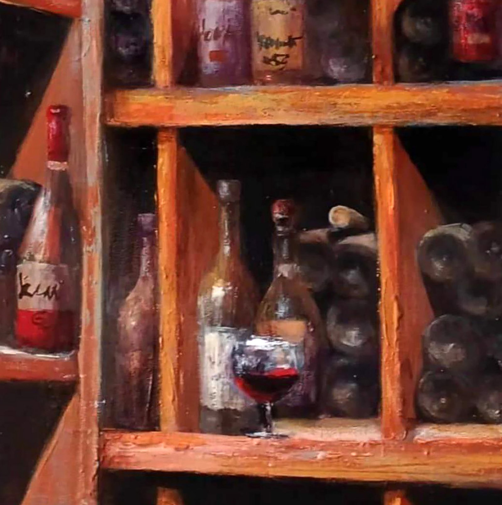 Acrylic painting Place of power Marusya Abashidze - 2