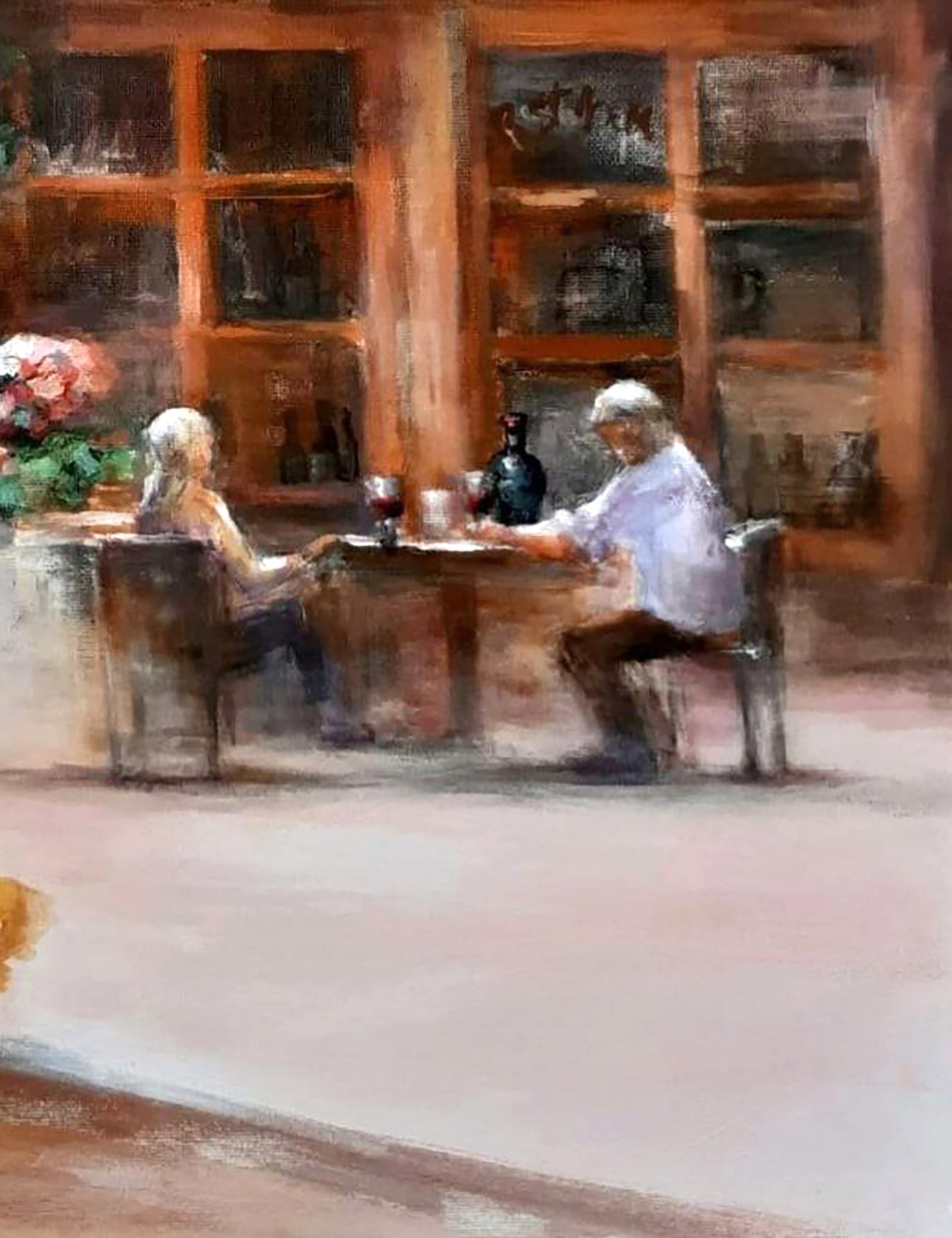 Acrylic painting Montepulciano Marusya Abashidze - 6