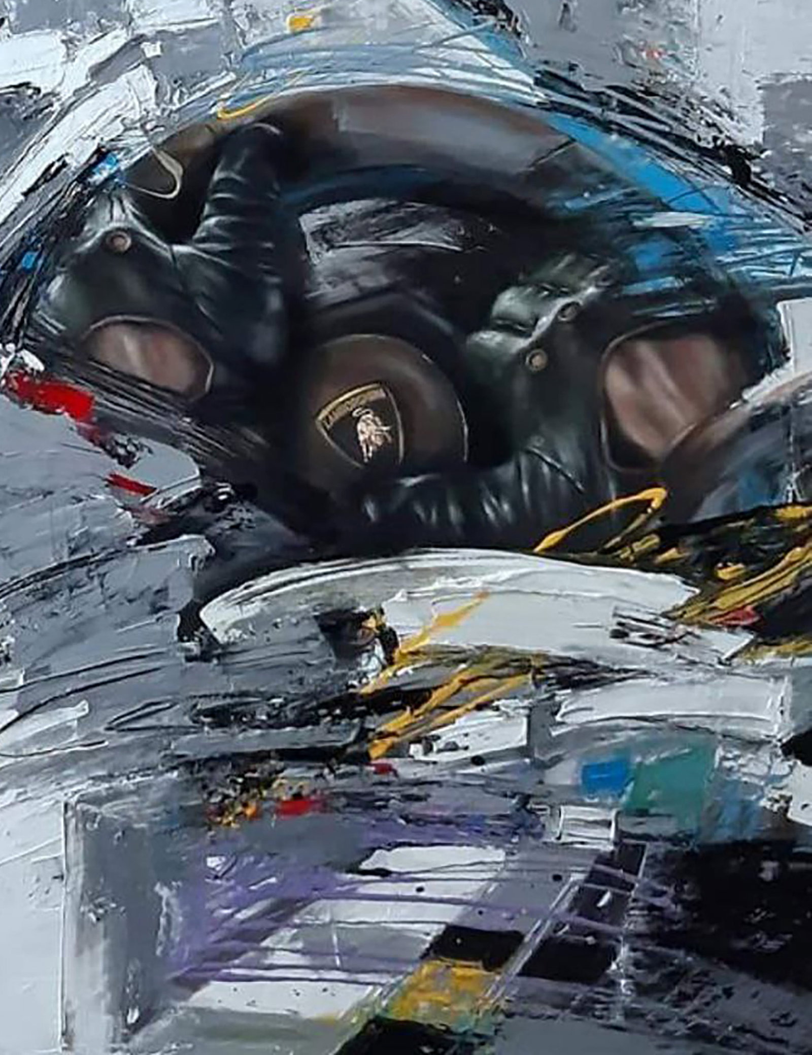 Oil painting Can't catch us Marusya Abashidze - 6