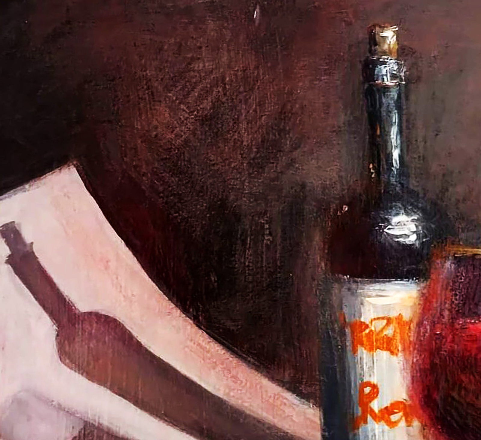 Acrylic painting Parmesan Marusya Abashidze - 2