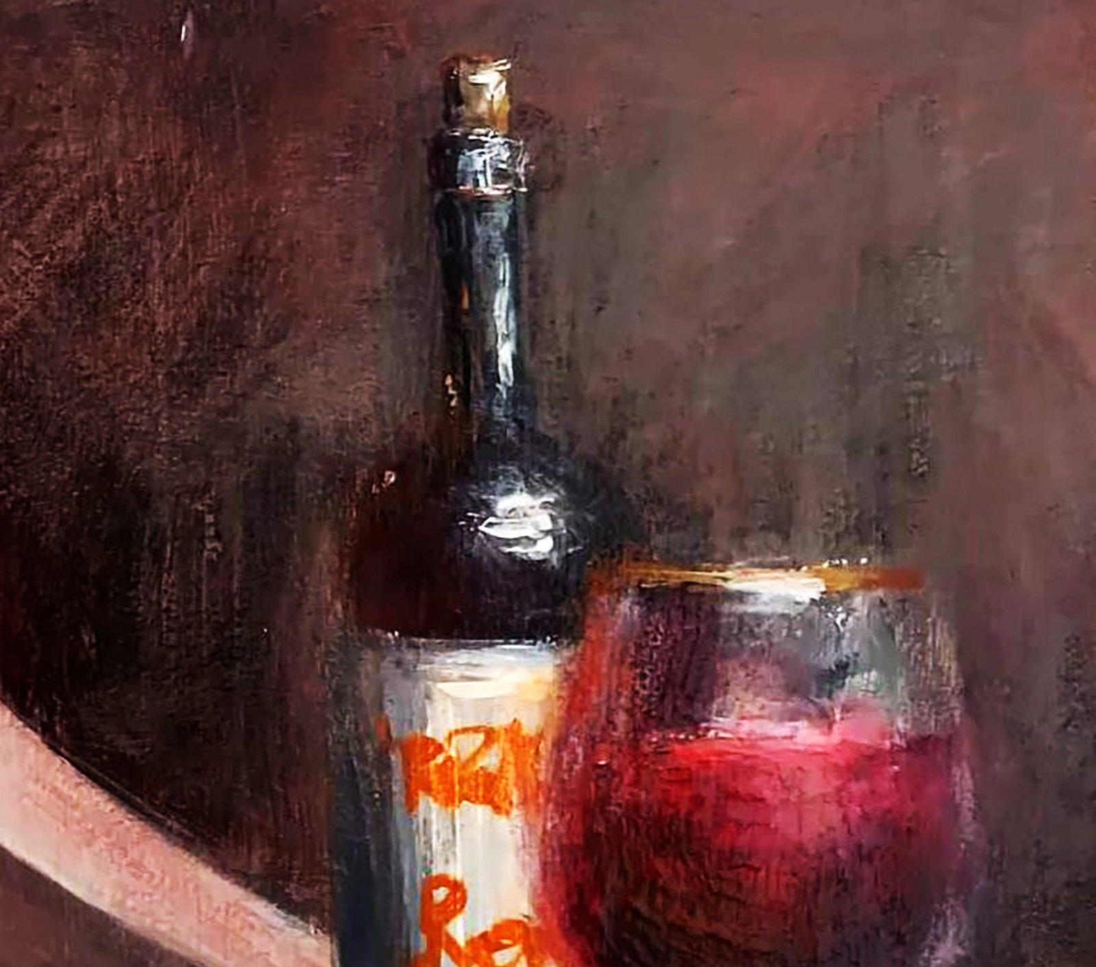 Acrylic painting Parmesan Marusya Abashidze - 3