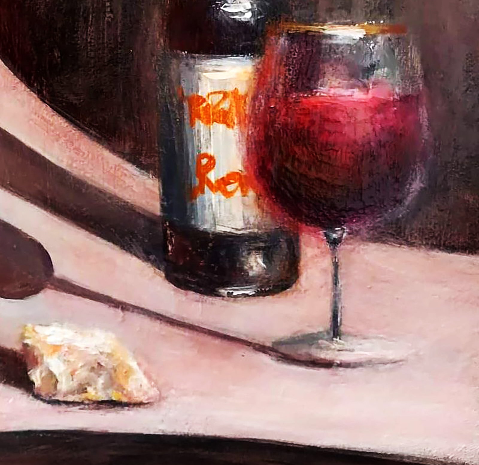 Acrylic painting Parmesan Marusya Abashidze - 5