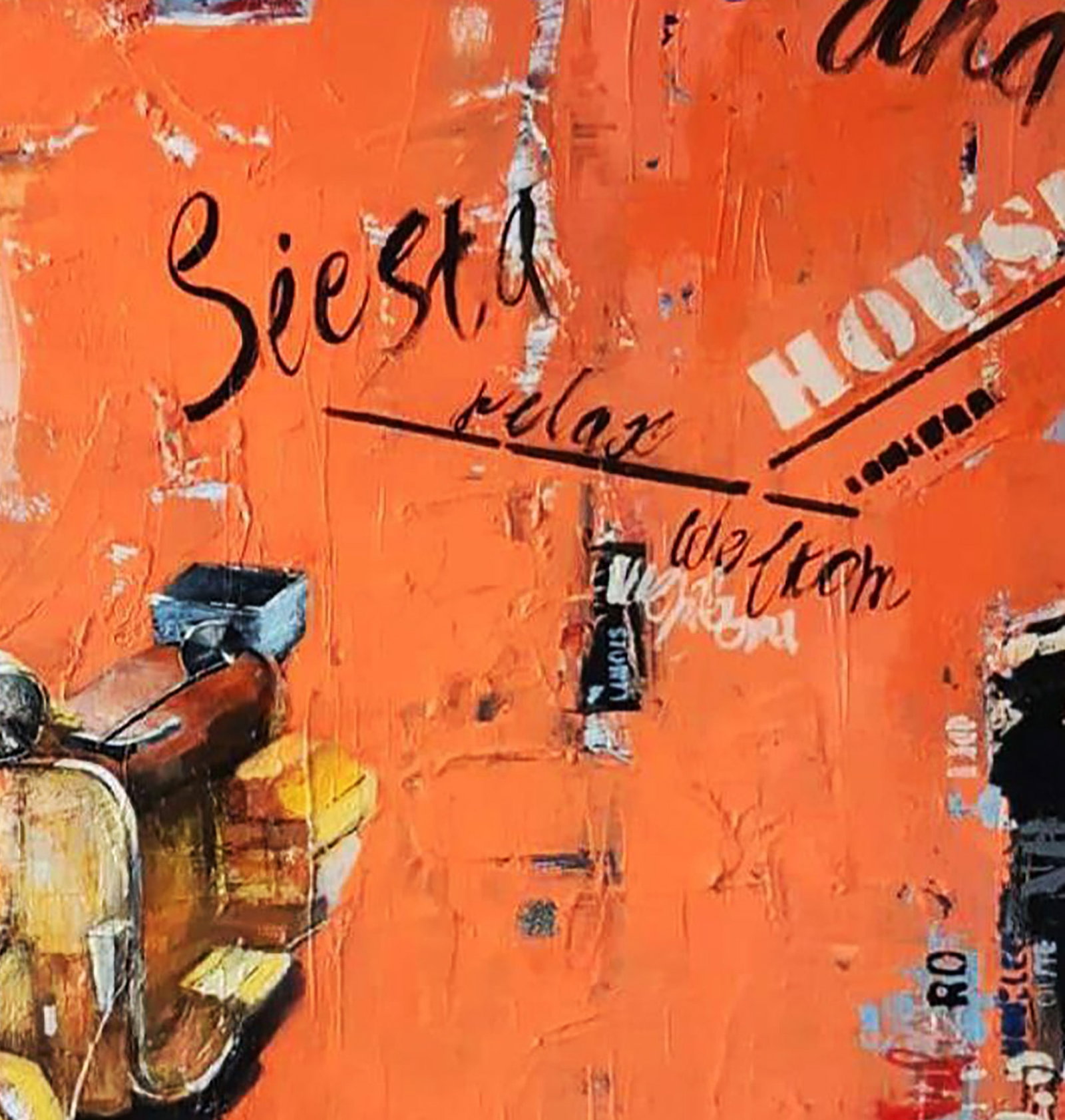 Acrylic painting Siesta Marusya Abashidze - 5