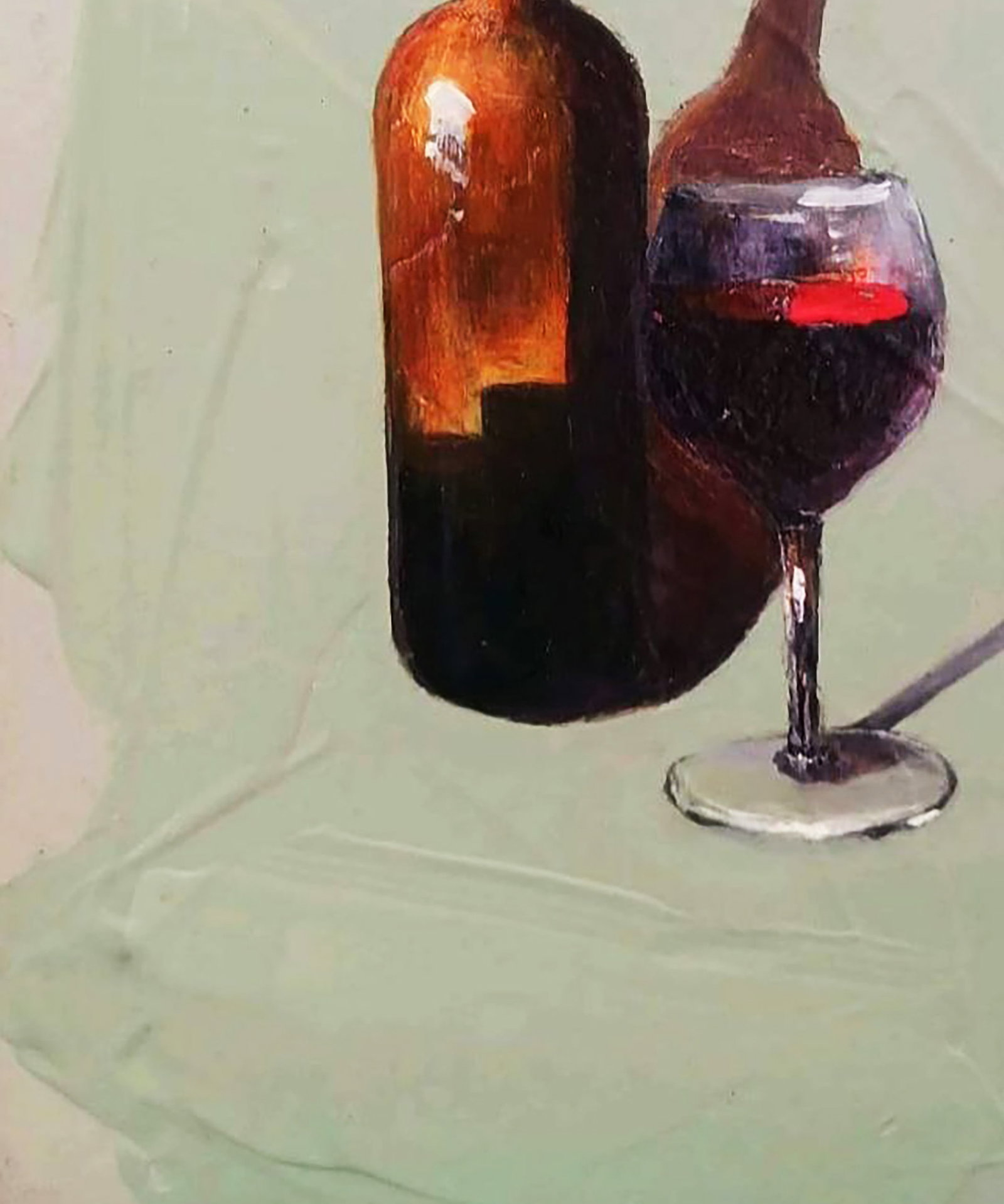 Acrylic painting Spring color Marusya Abashidze - 4