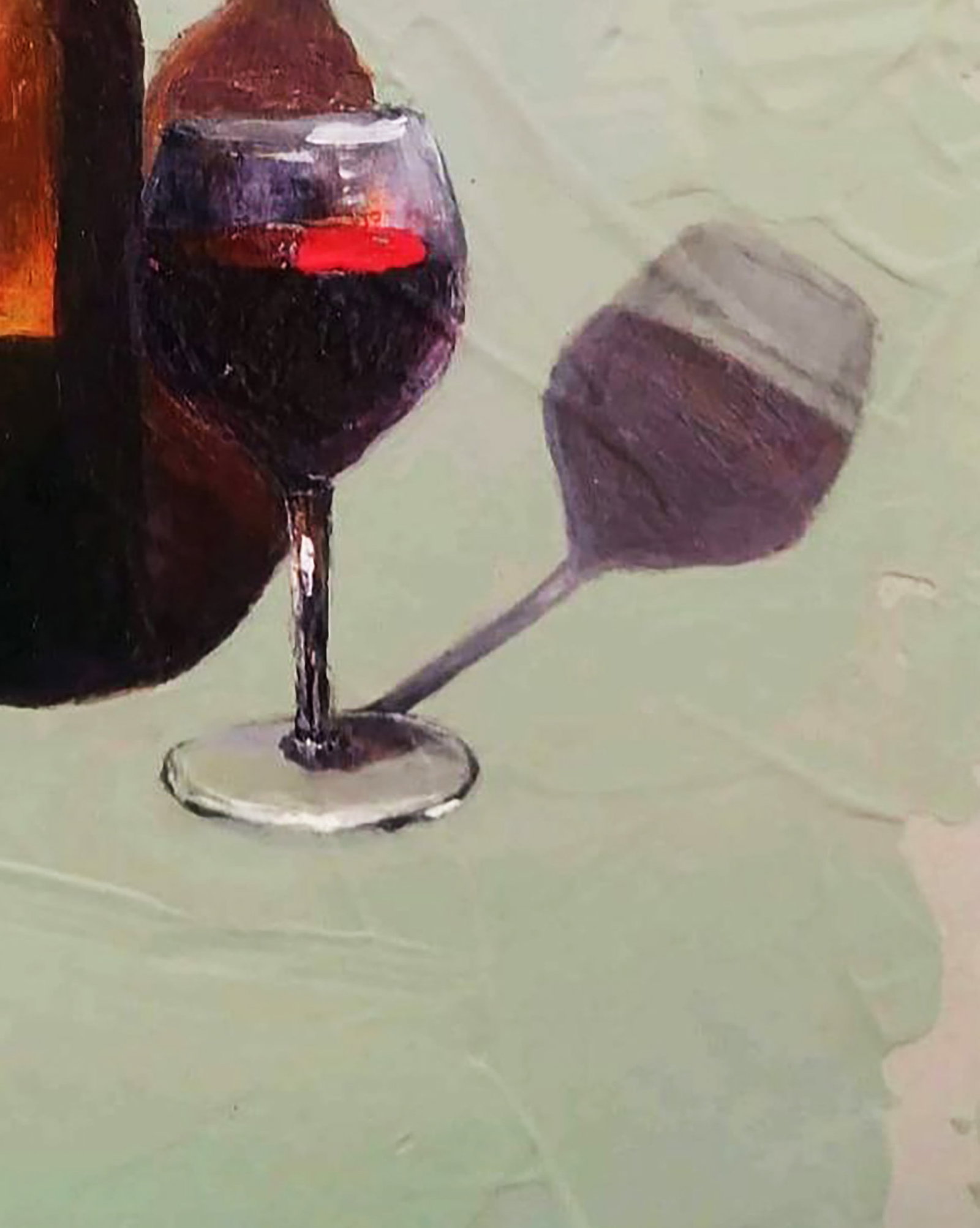 Acrylic painting Spring color Marusya Abashidze - 5