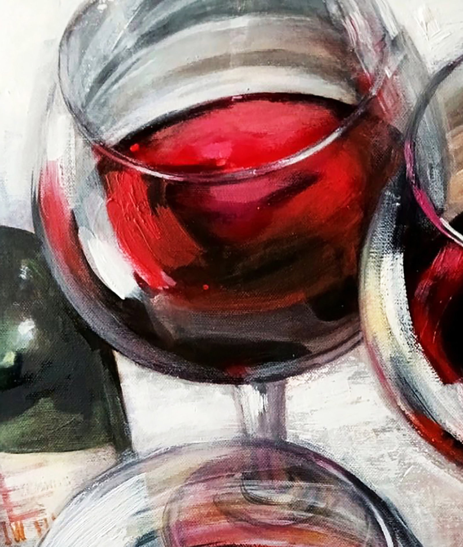 Acrylic painting Buy yourself some great wine Marusya Abashidze - 2