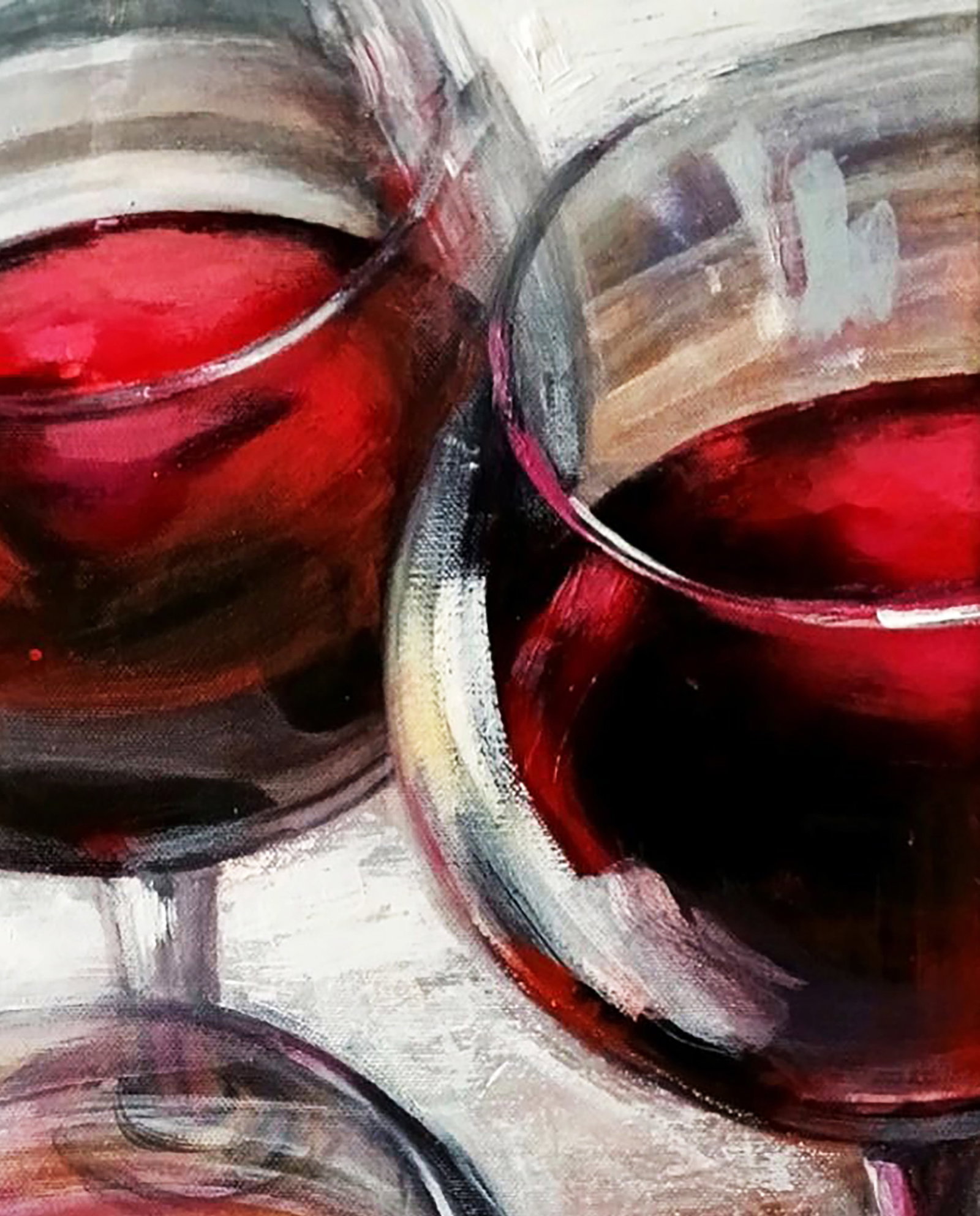 Acrylic painting Buy yourself some great wine Marusya Abashidze - 3