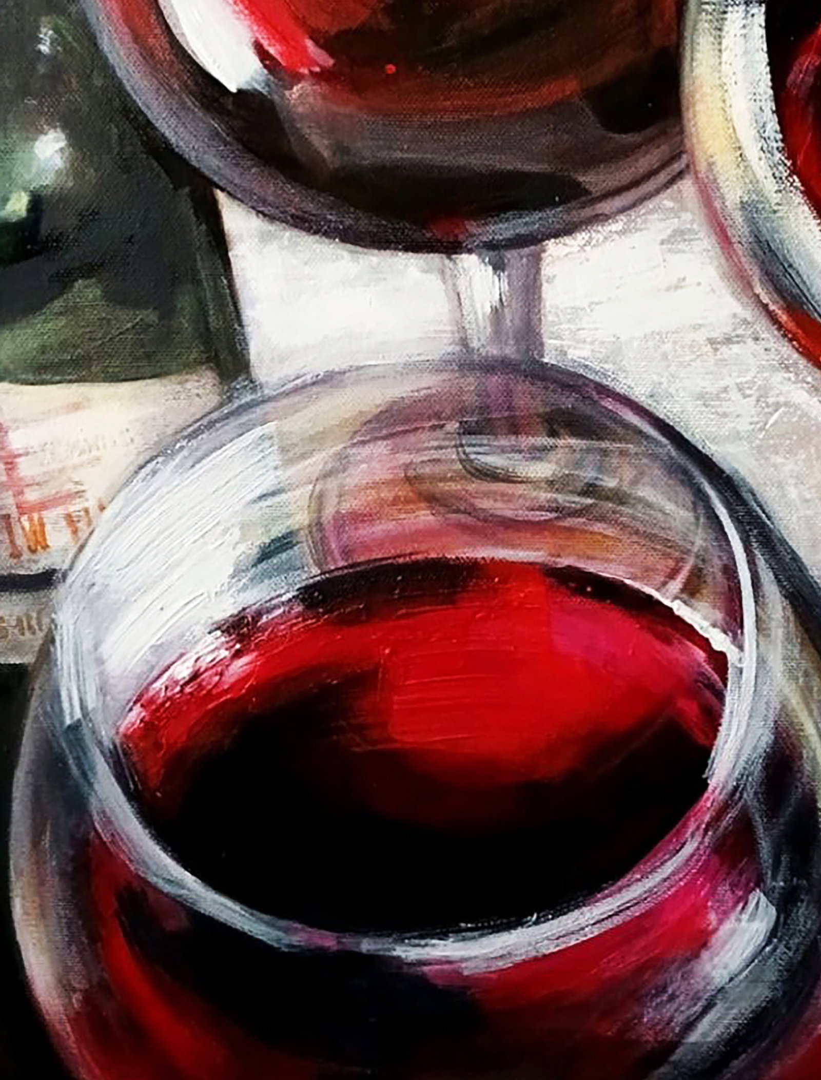 Acrylic painting Buy yourself some great wine Marusya Abashidze - 4