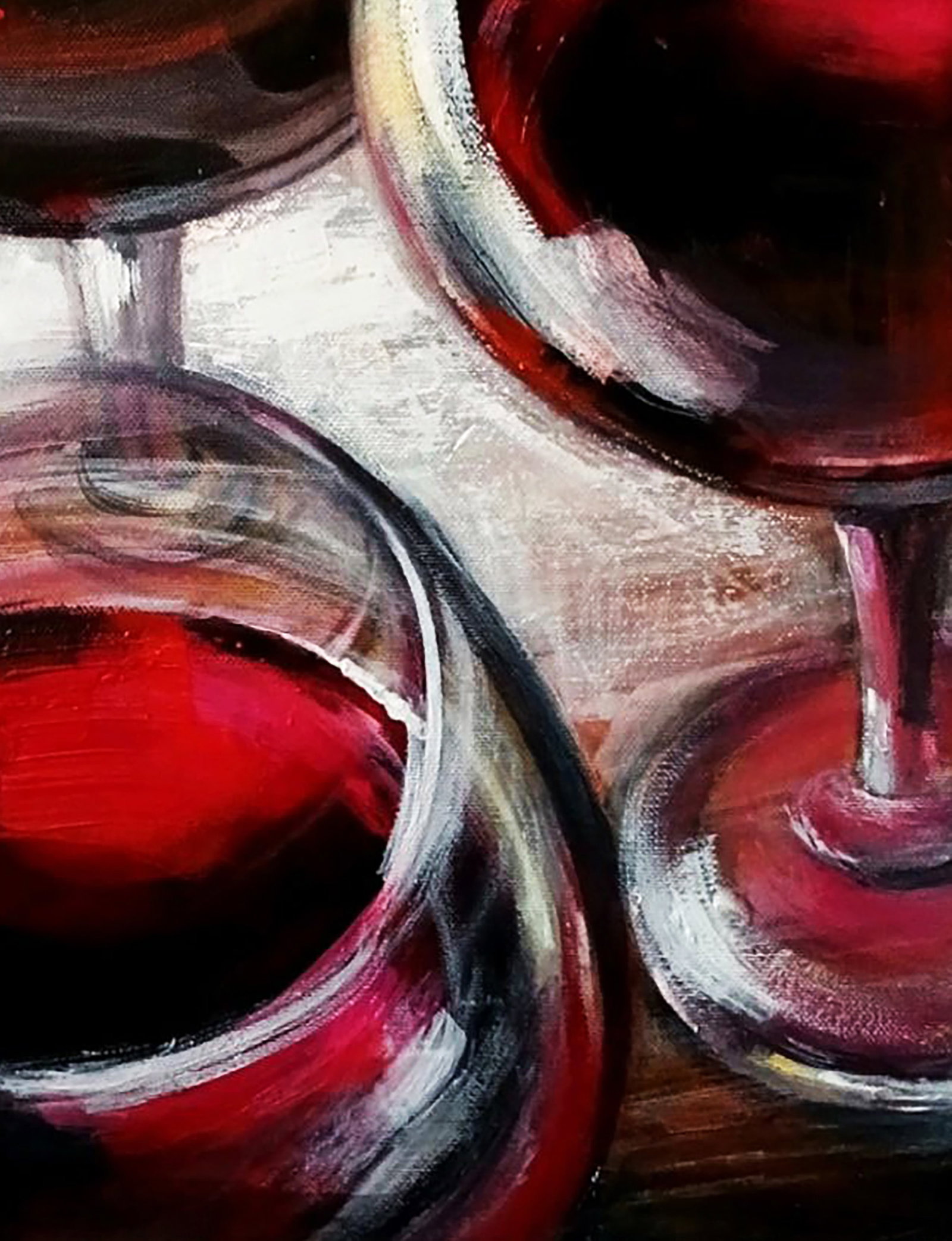 Acrylic painting Buy yourself some great wine Marusya Abashidze - 5