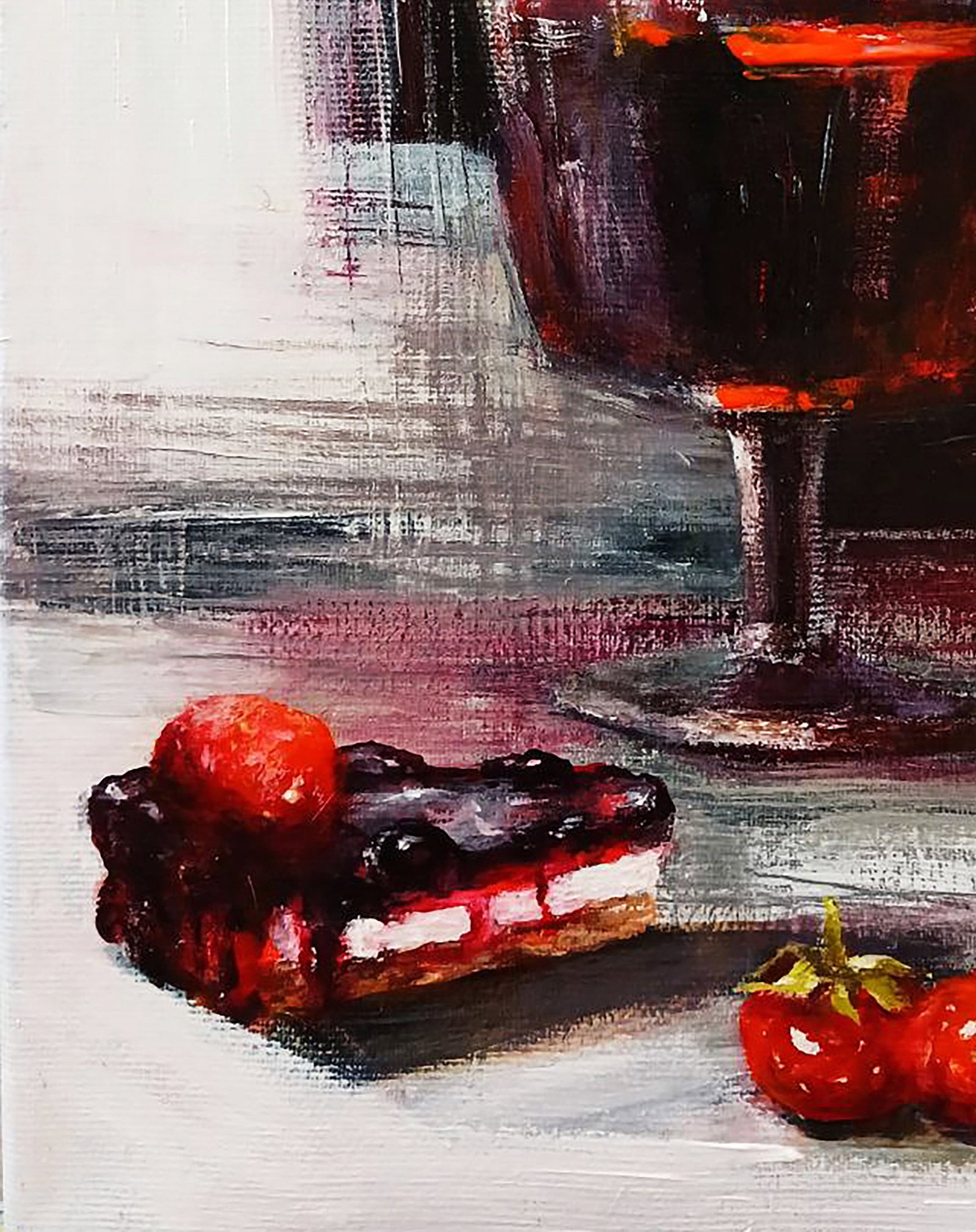 Acrylic painting Still wine Marusya Abashidze - 4