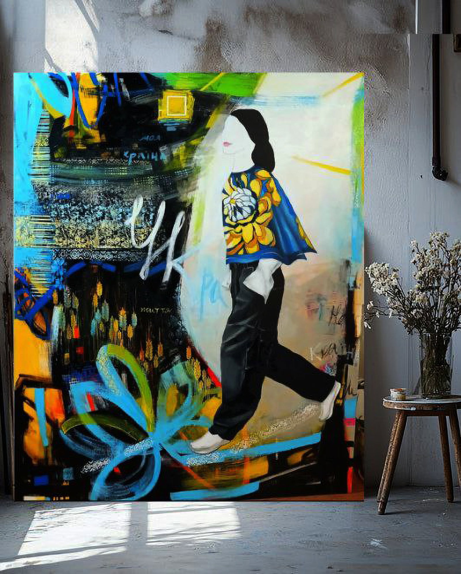Acrylic painting Revival Marusya Abashidze - 2
