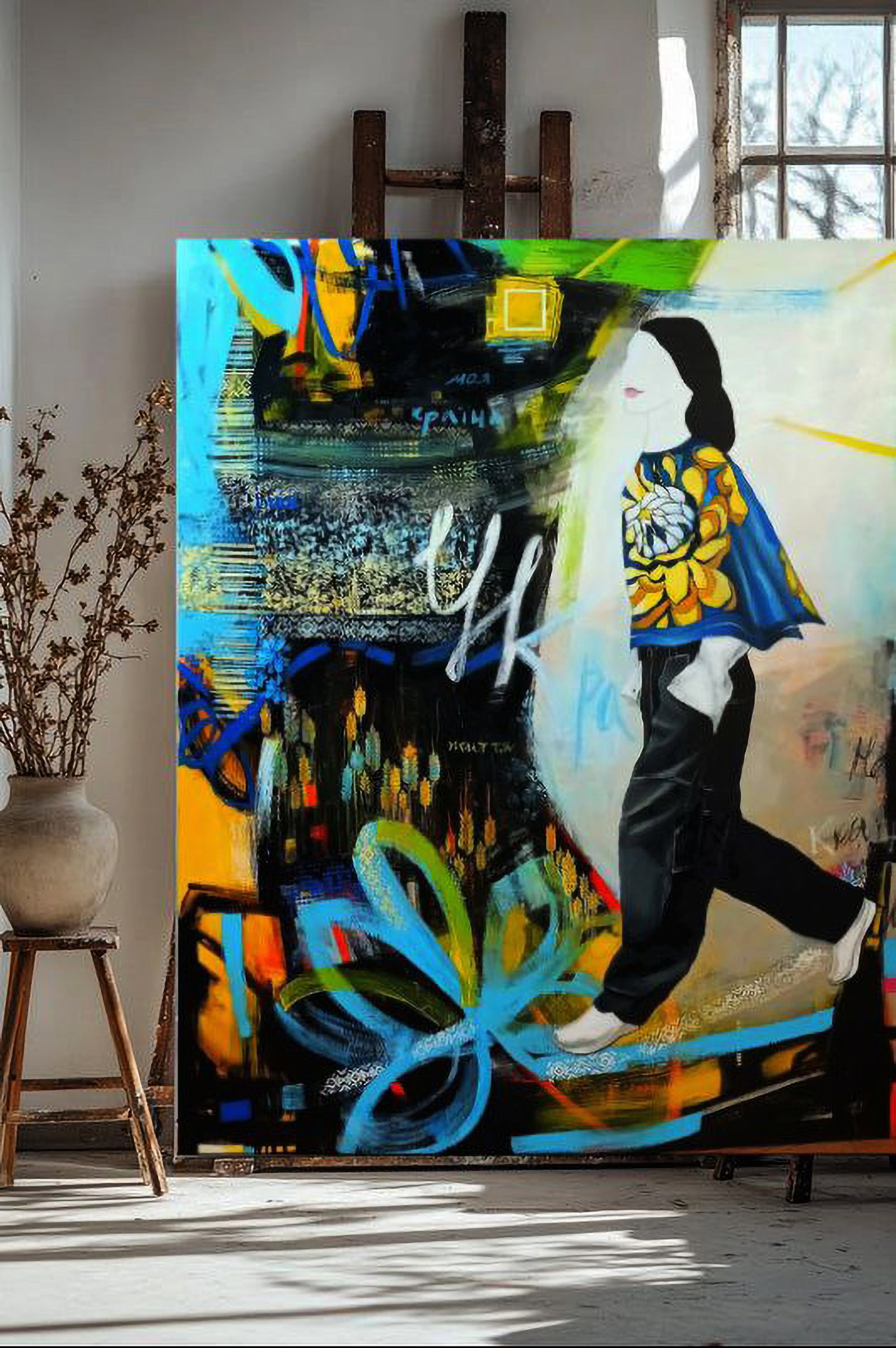 Acrylic painting Revival Marusya Abashidze - 3
