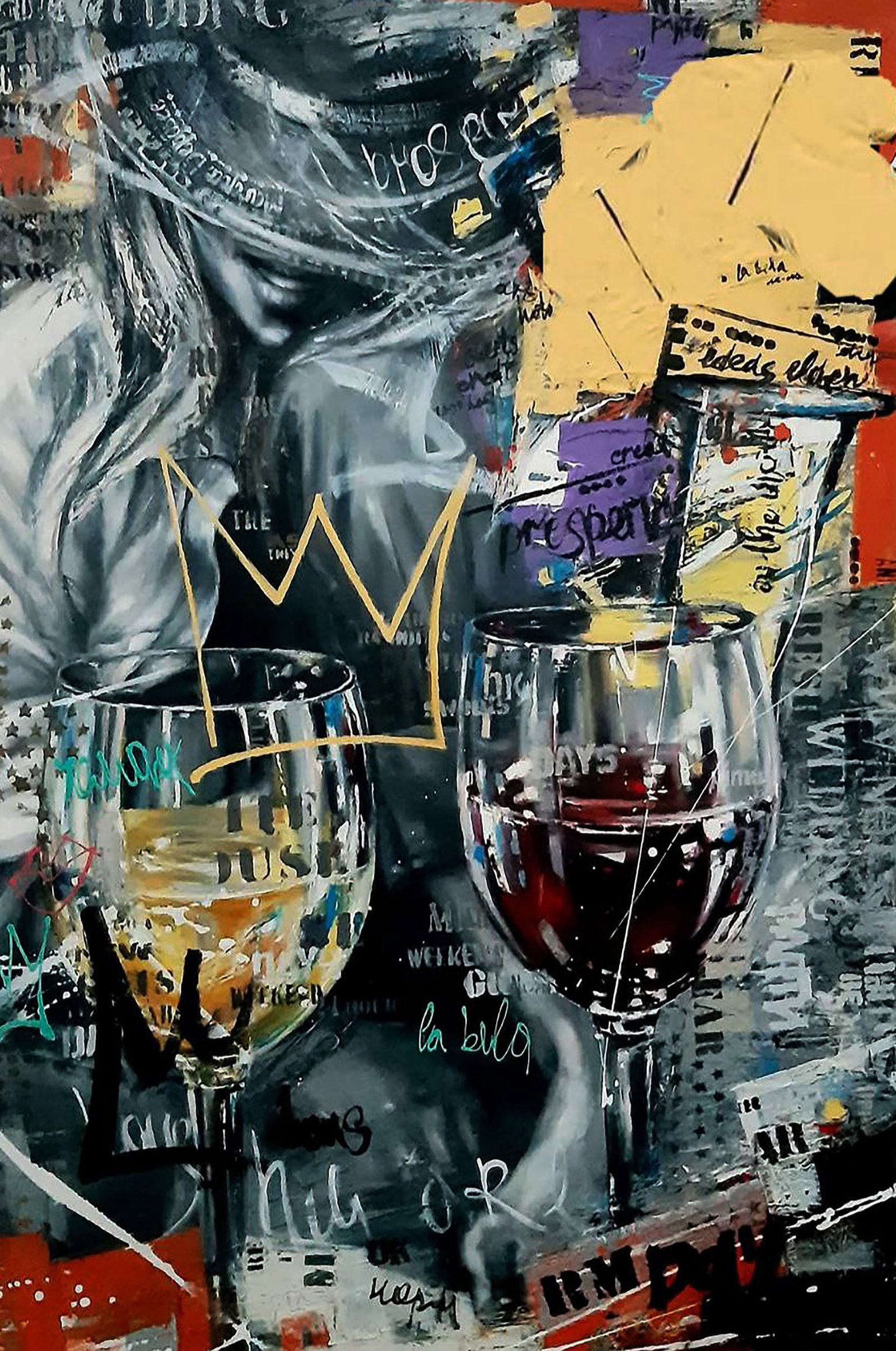 Oil painting Live life Marusya Abashidze: 64ABASH Painter: Marusya Abashidze Size: 90x70 cm/35.43x27.55 inches Components: oil, canvas Original painting CONDITION: excellent ARTIST: Marusya Abashidze is a Ukrainian artist who works under a