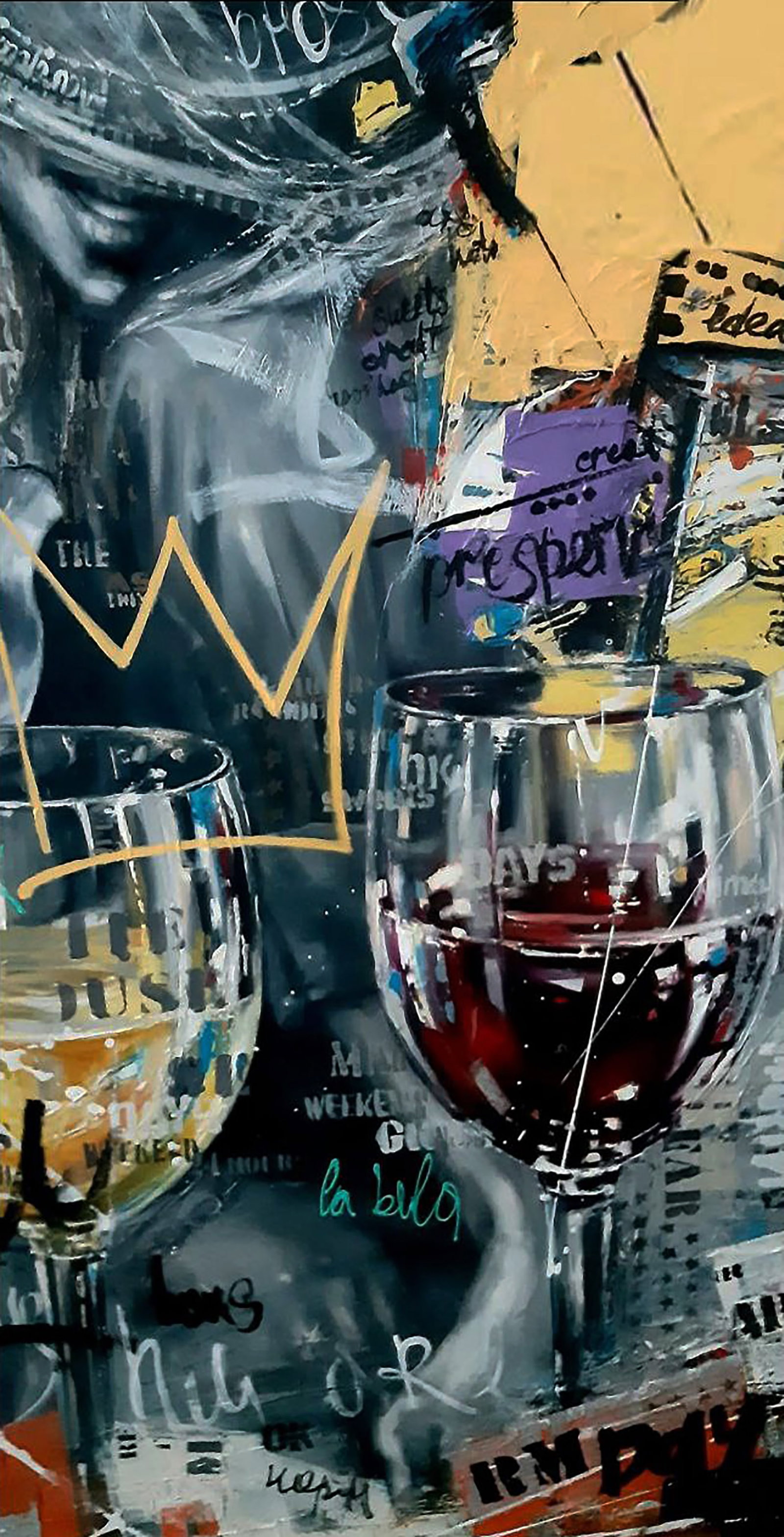 Oil painting Live life Marusya Abashidze - 3
