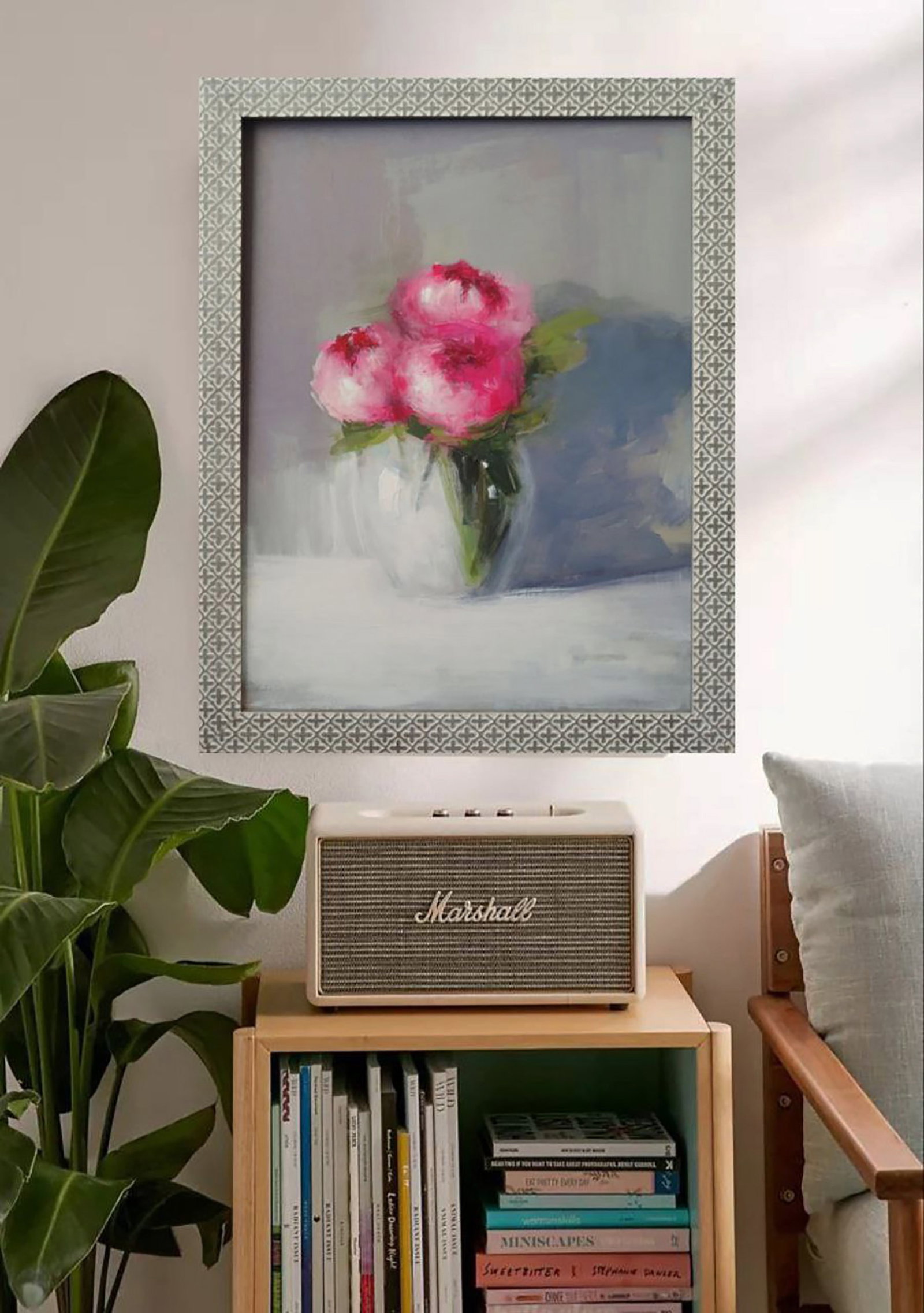 Acrylic painting Bouquet of peonies Marusya Abashidze - 3