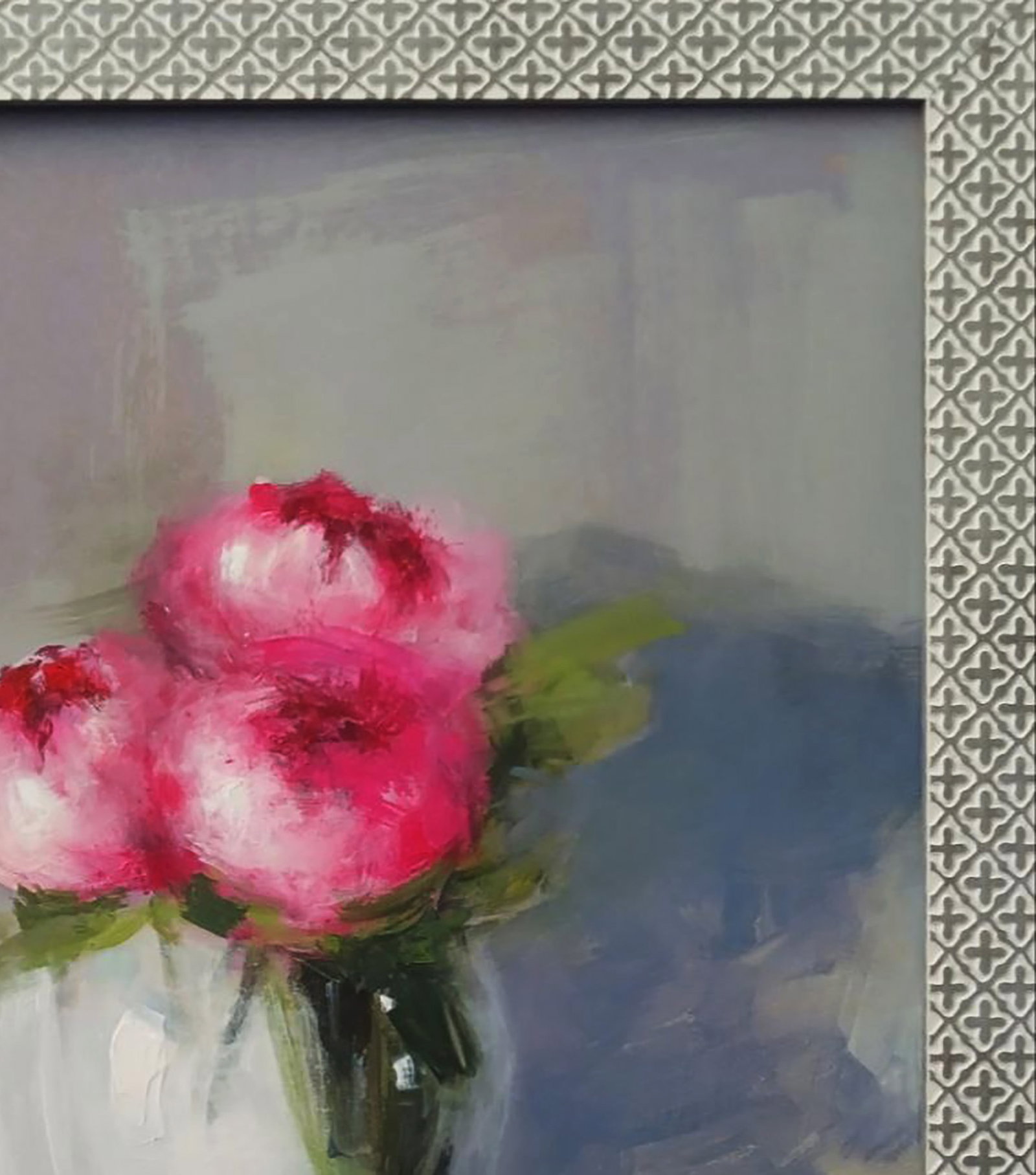 Acrylic painting Bouquet of peonies Marusya Abashidze - 5