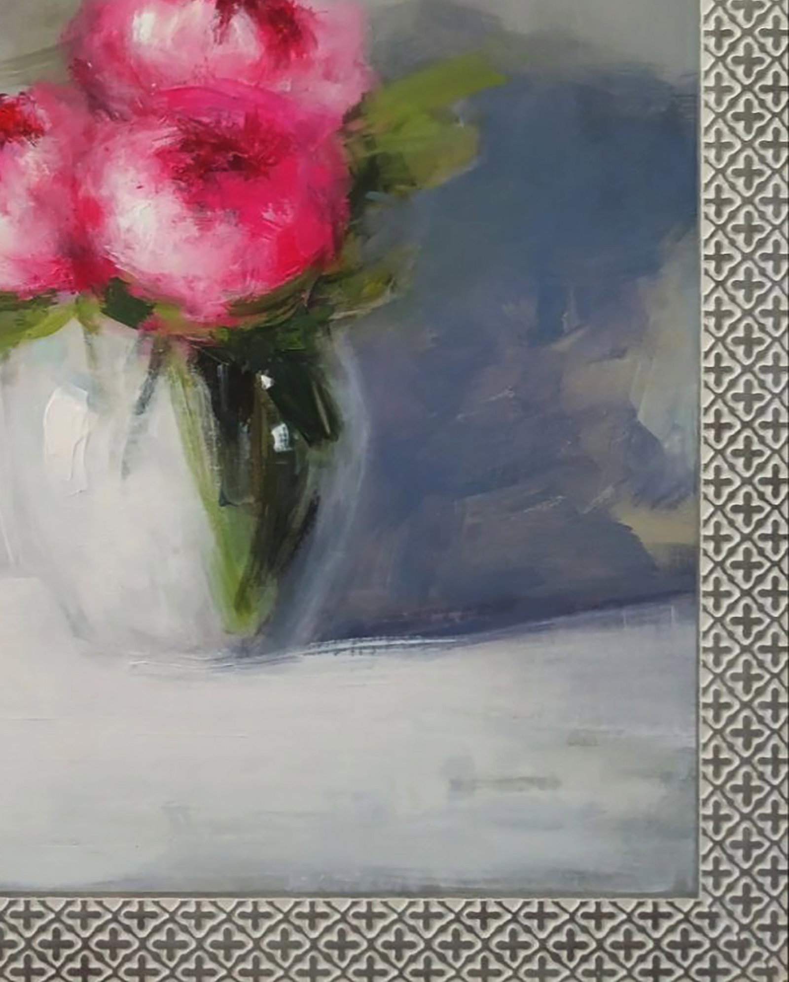 Acrylic painting Bouquet of peonies Marusya Abashidze - 7