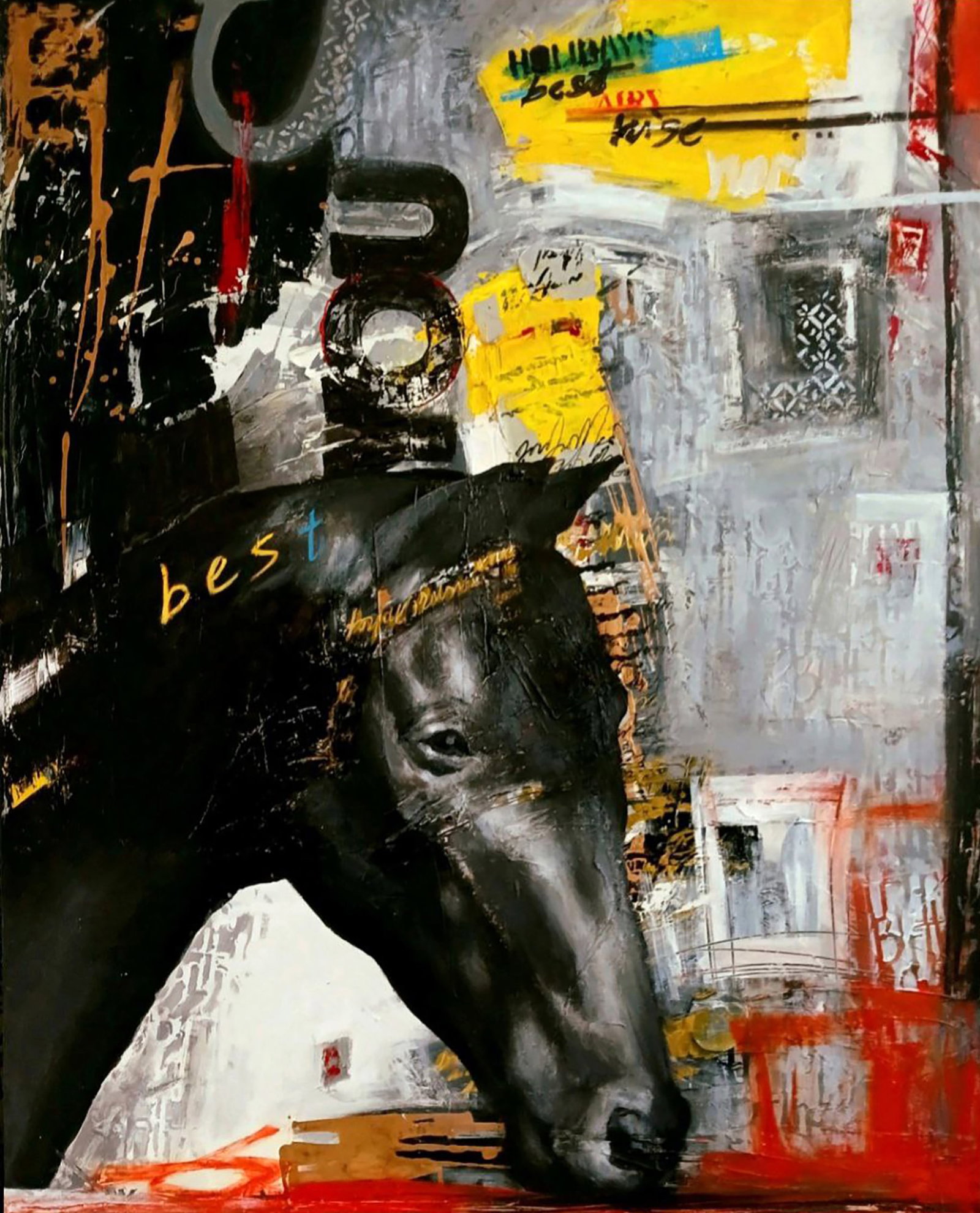 Acrylic painting Best Horse Marusya Abashidze (1 of 8)