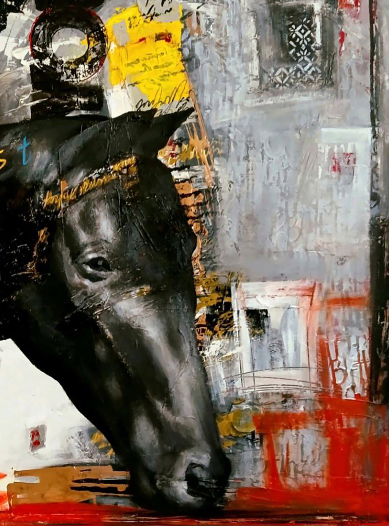 Acrylic painting Best Horse Marusya Abashidze - 8