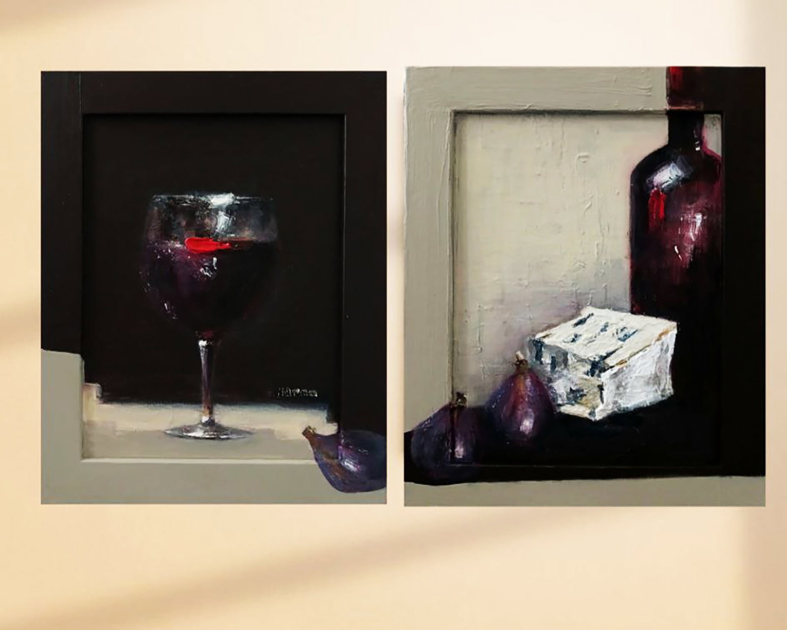 Acrylic painting A Landmark Event Marusya Abashidze: 83ABASH Painter: Marusya Abashidze Size: 30?20 cm/11.81x7.87 inches Components: acrylic, hardboard Original painting - Diptych CONDITION: excellent ARTIST: Marusya Abashidze is a Ukrainian artist who
